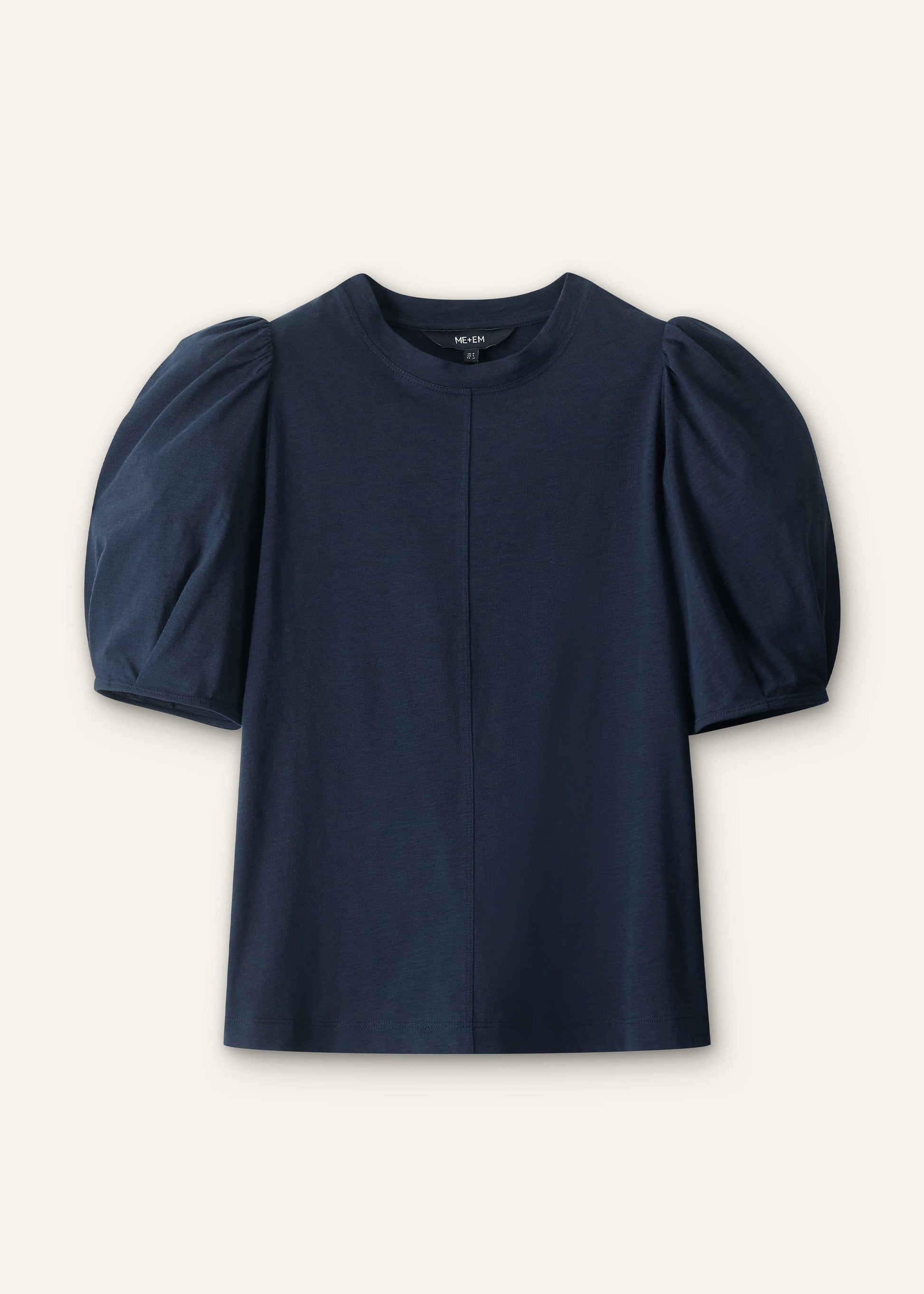 ME and EM Clothing Navy Feminine Sleeve Swing Top