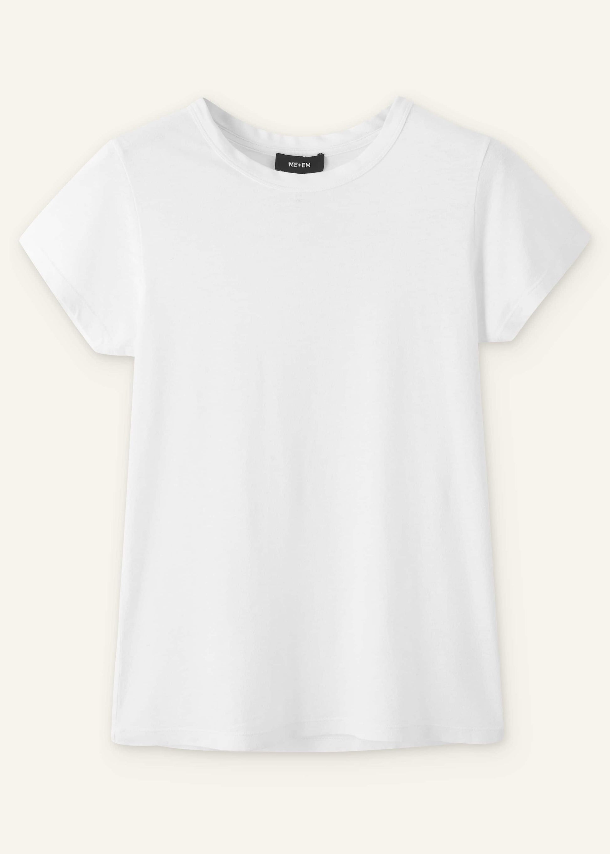 ME and EM Clothing White Soft Washed Tee