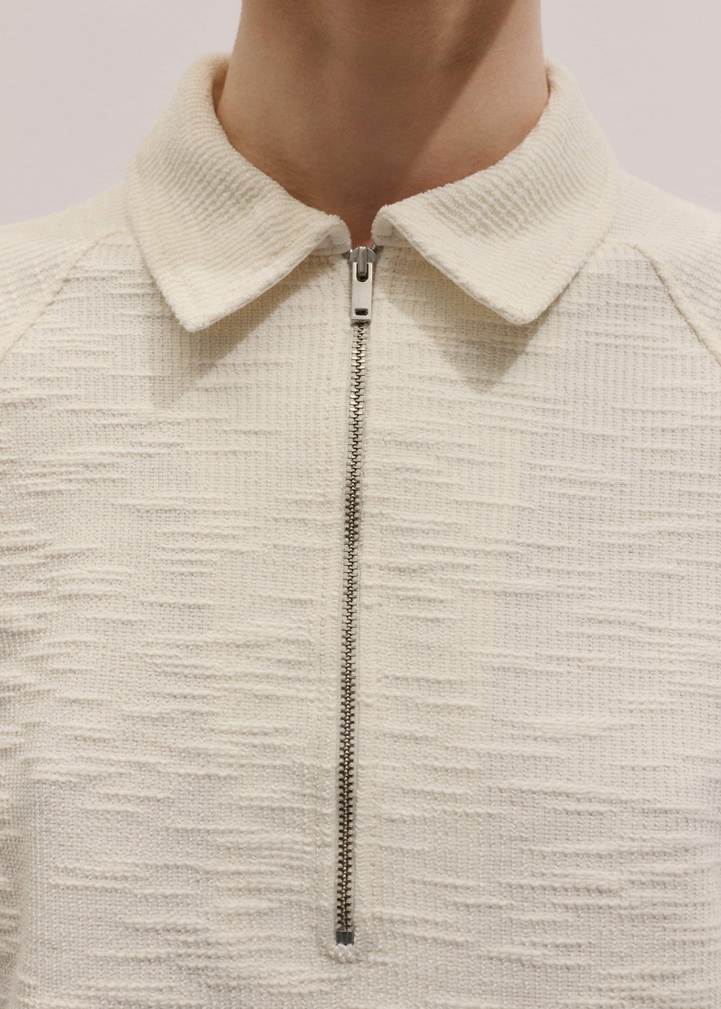 ME and EM Clothing Cream Polo Swing Top
