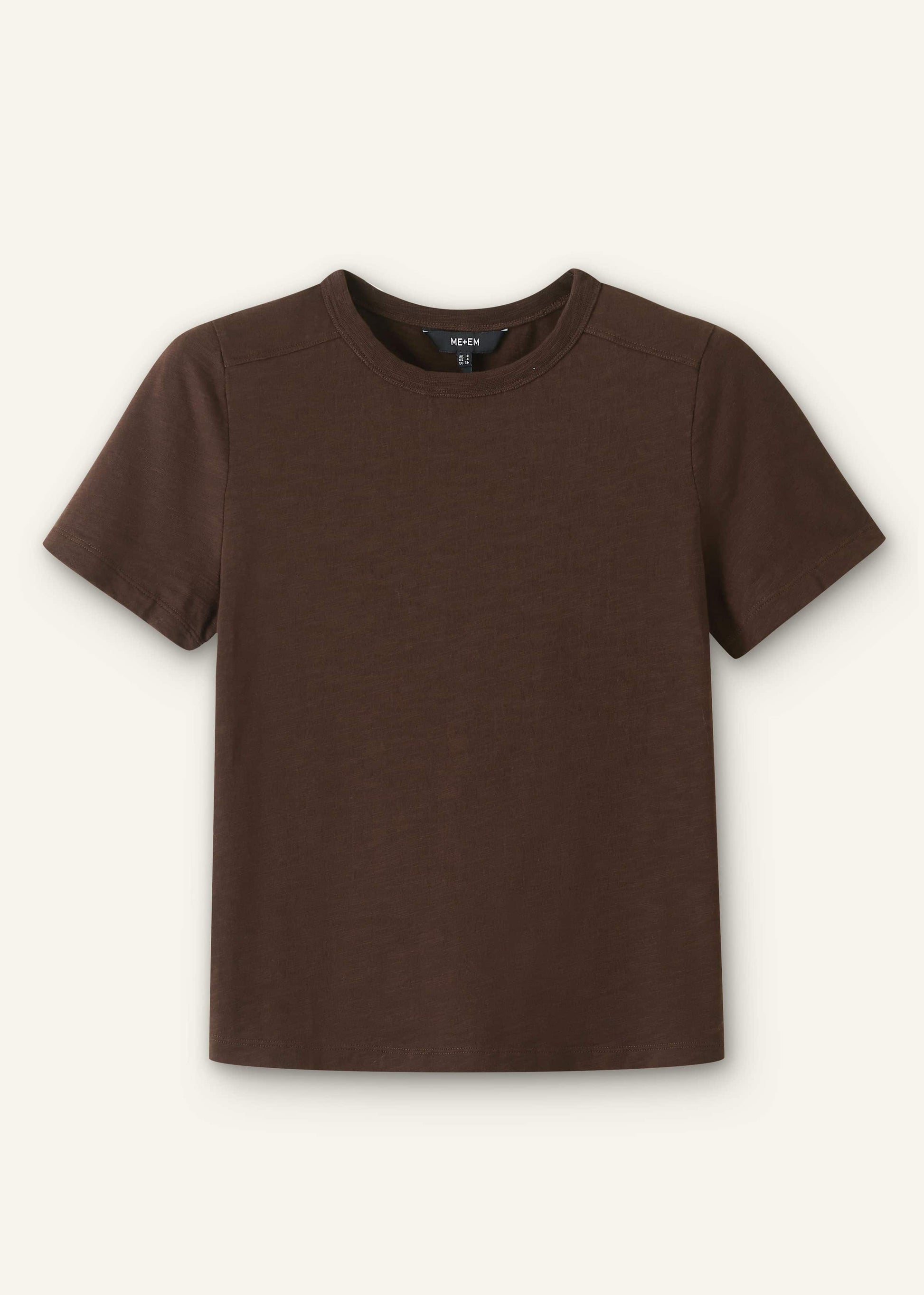 ME and EM Clothing Brown Warm Touch Tee