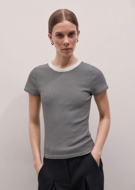 ME and EM Clothing Black Swan Slim Tee