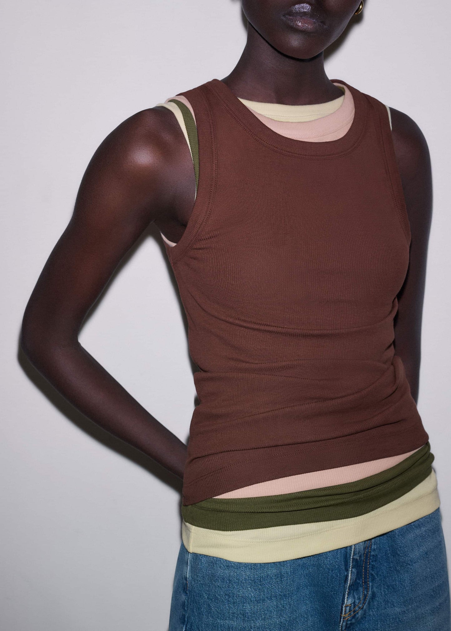 ME and EM Clothing Cinnamon Perfect Basic Vest