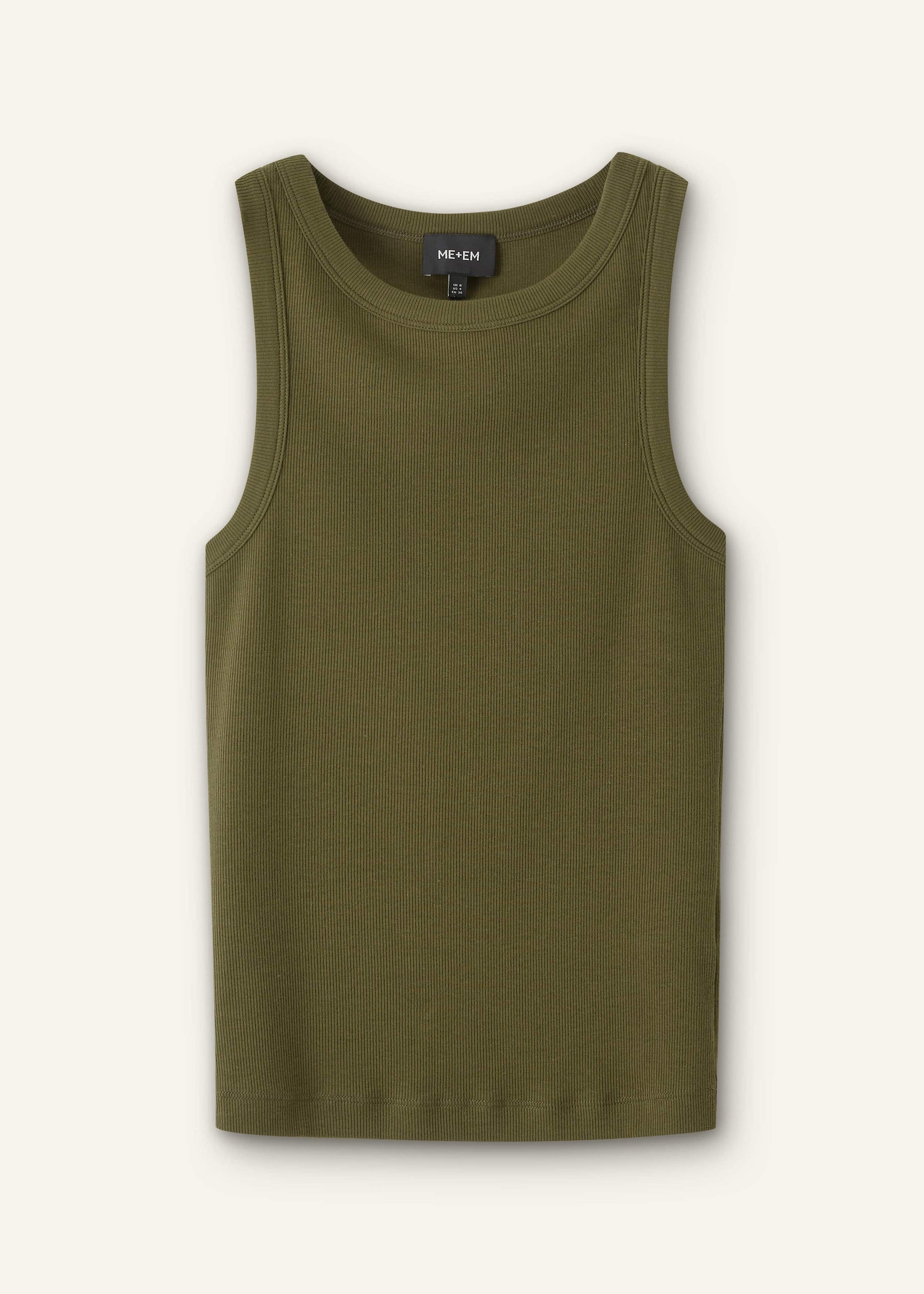 ME and EM Clothing Olive Green Perfect Basic Vest