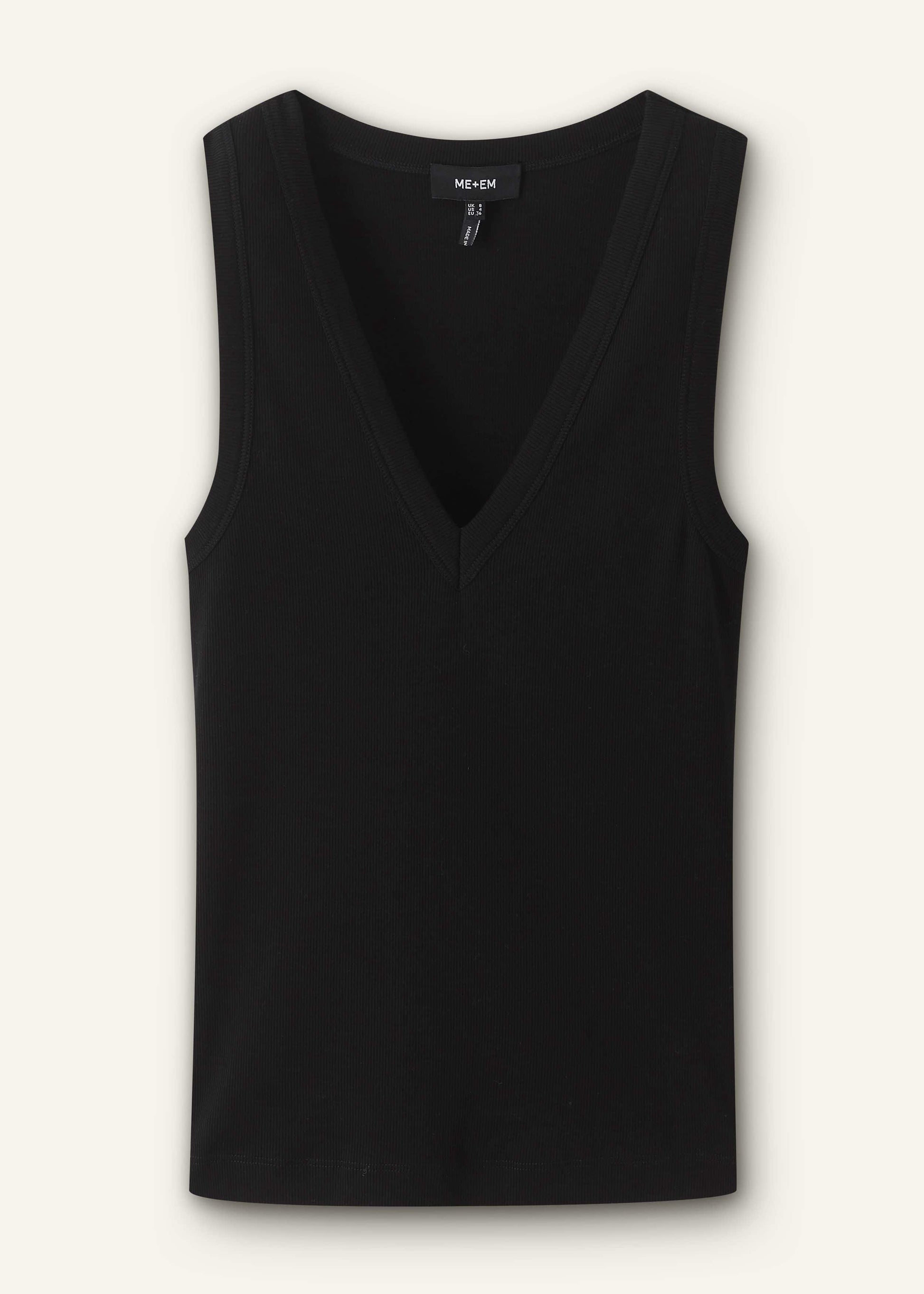 ME and EM Clothing Black Ultimate V-Neck Vest
