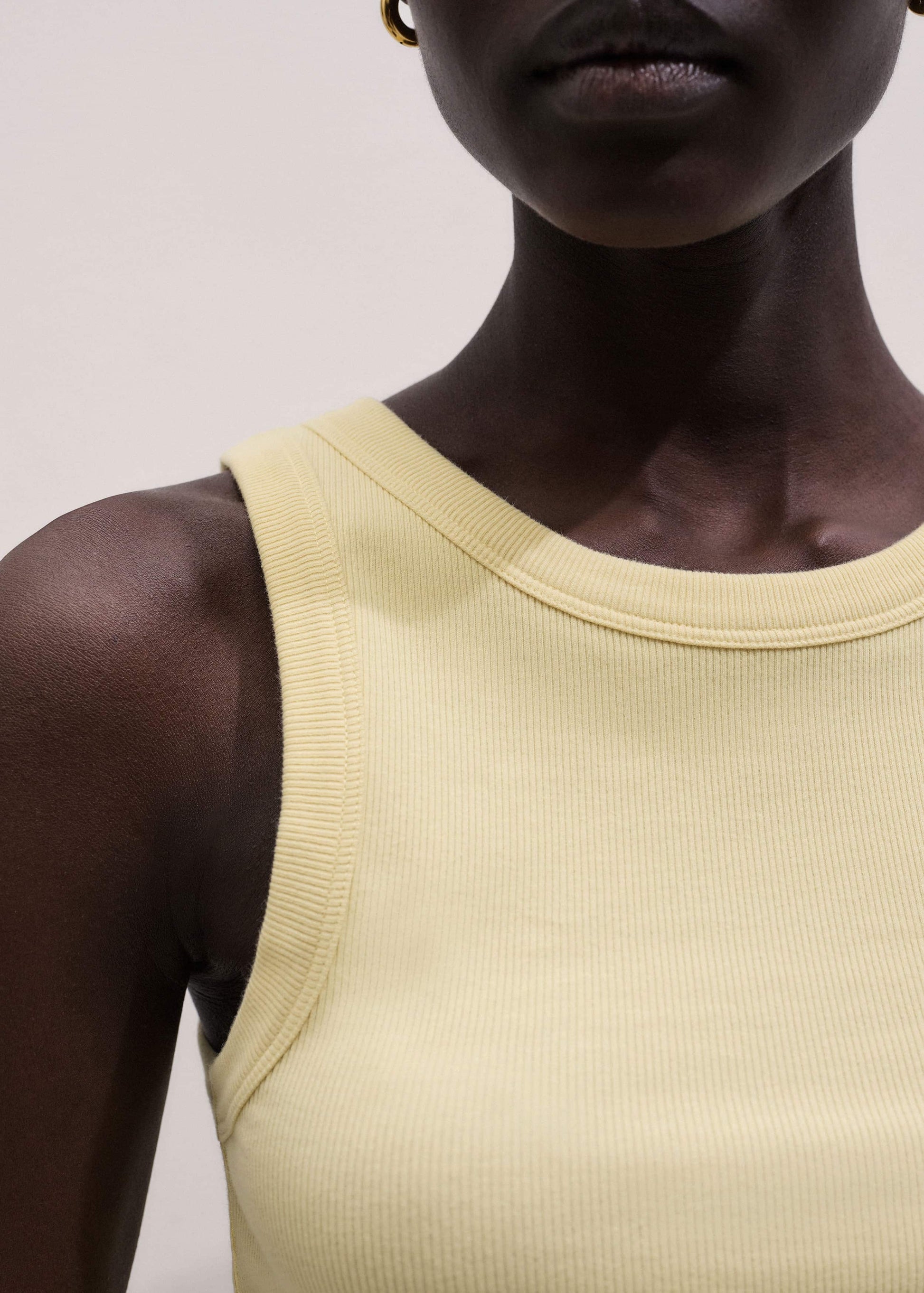 ME and EM Clothing Lemon Yellow Perfect Basic Vest
