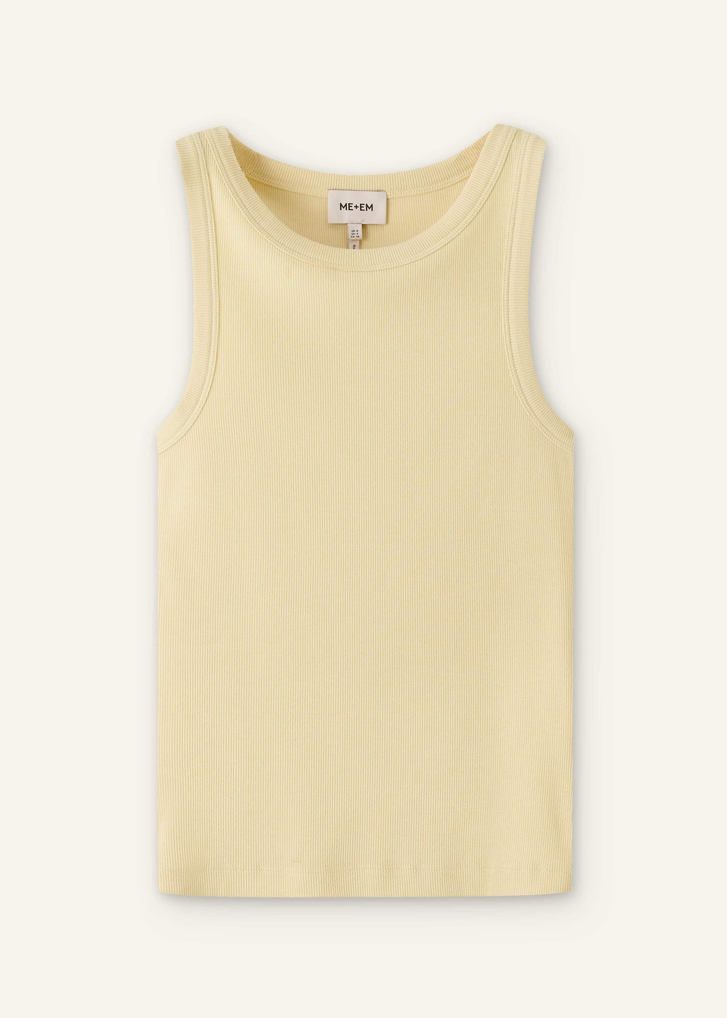 ME and EM Clothing Lemon Yellow Perfect Basic Vest
