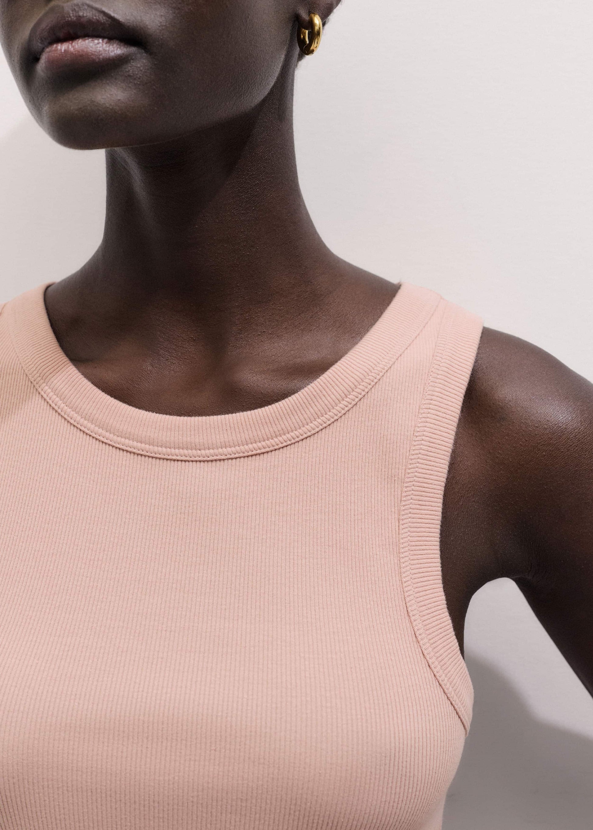 ME and EM Clothing Blush Pink Perfect Basic Vest