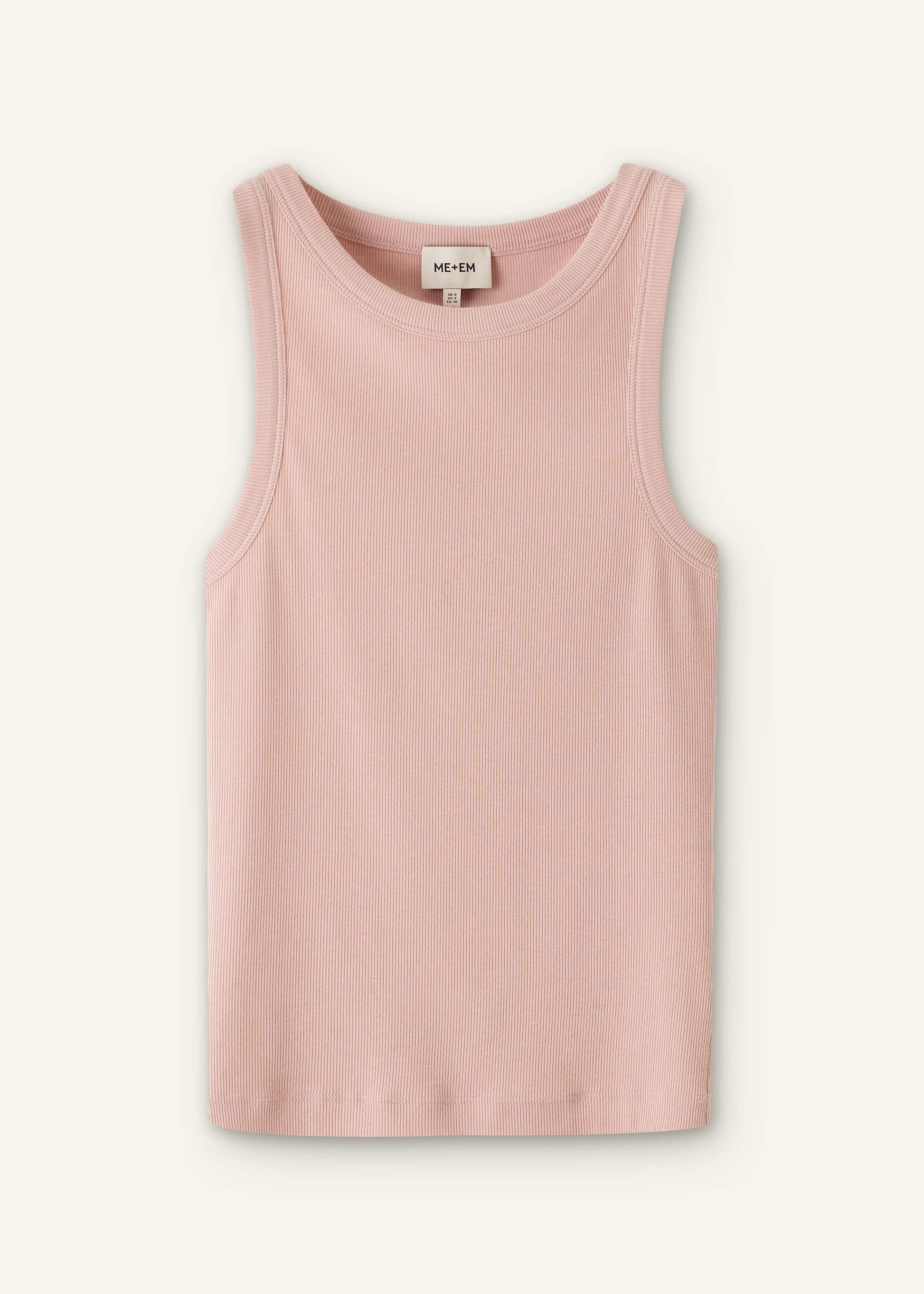ME and EM Clothing Blush Pink Perfect Basic Vest