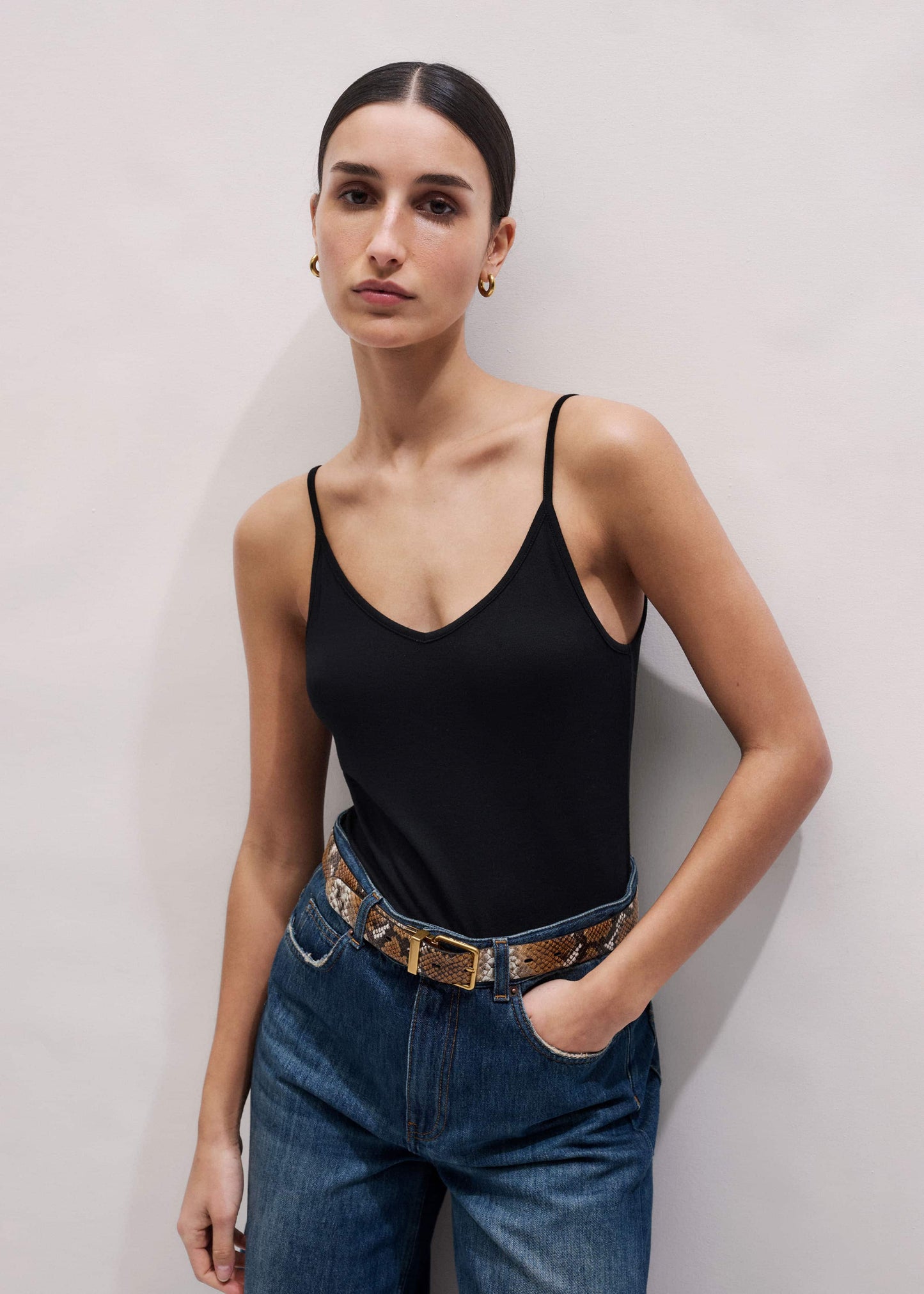 ME and EM Clothing Black Fashion First Aid Cami