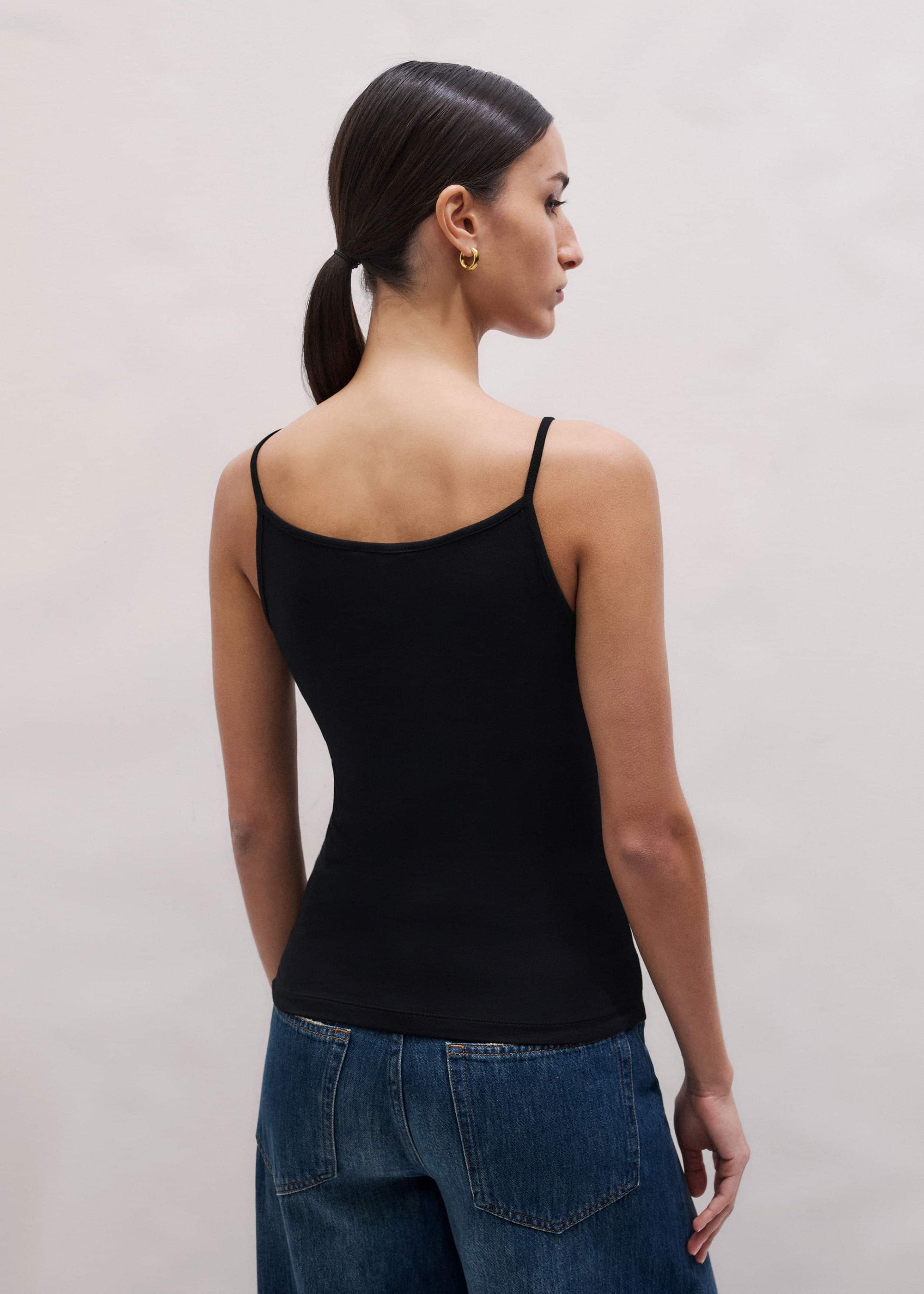 ME and EM Clothing Black Fashion First Aid Cami