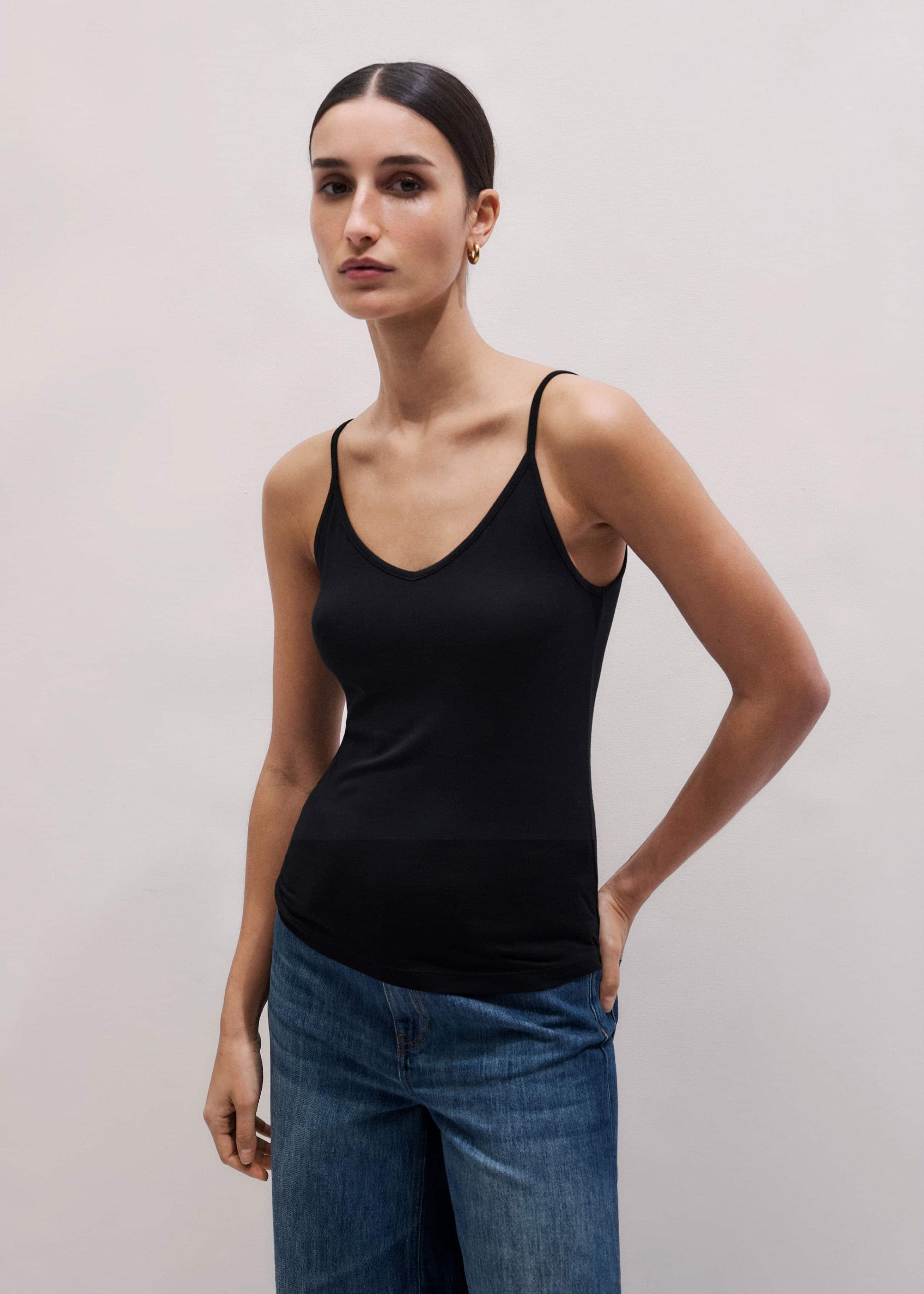 ME and EM Clothing Black Fashion First Aid Cami