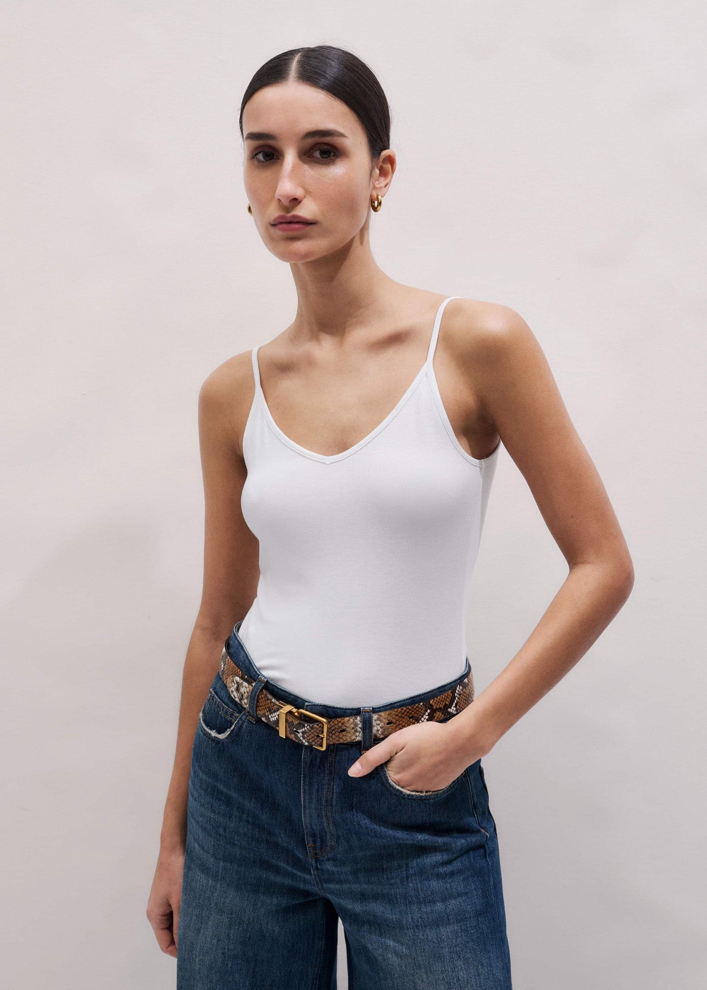 ME and EM Clothing White Fashion First Aid Cami