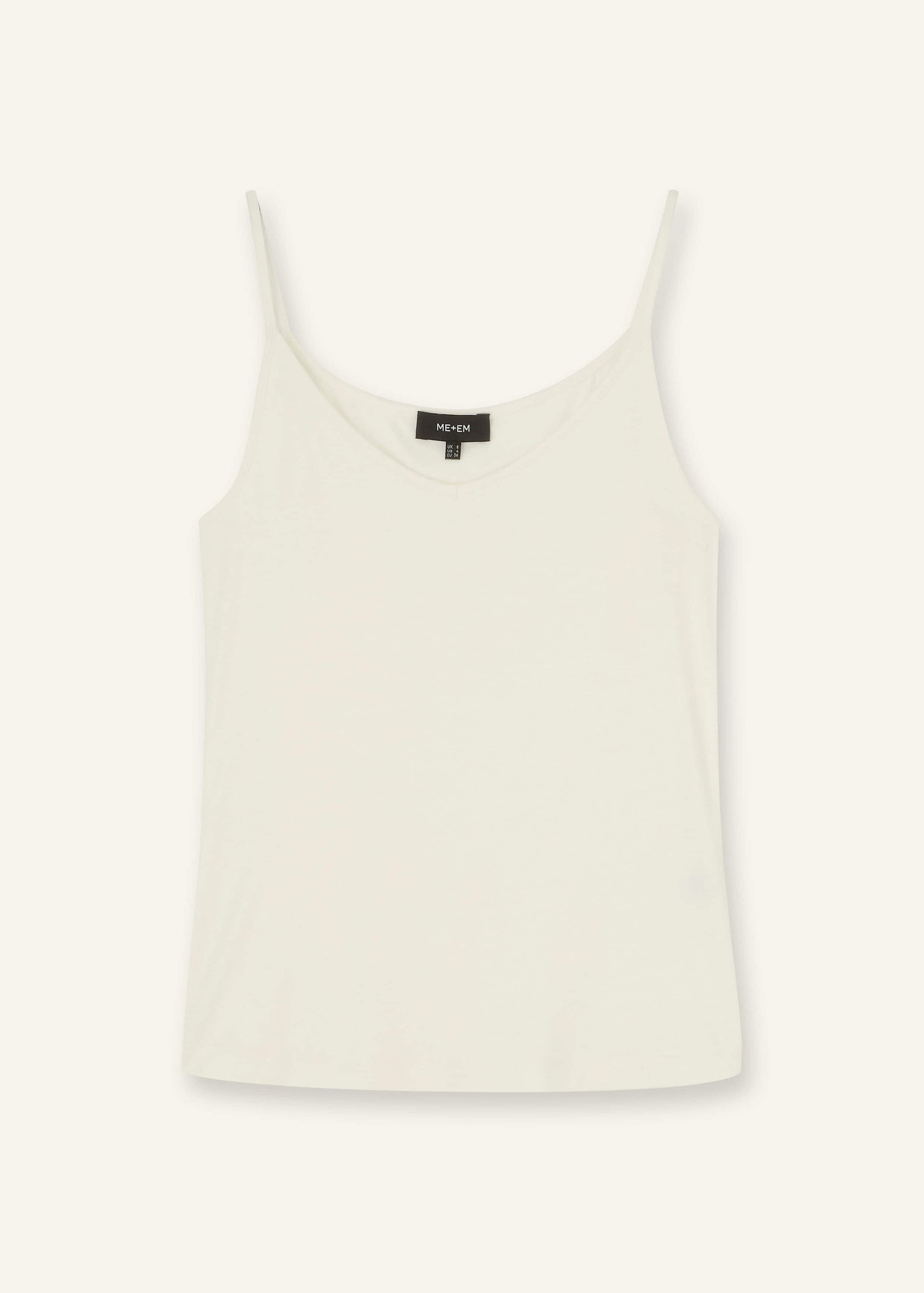 ME and EM Clothing White Fashion First Aid Cami