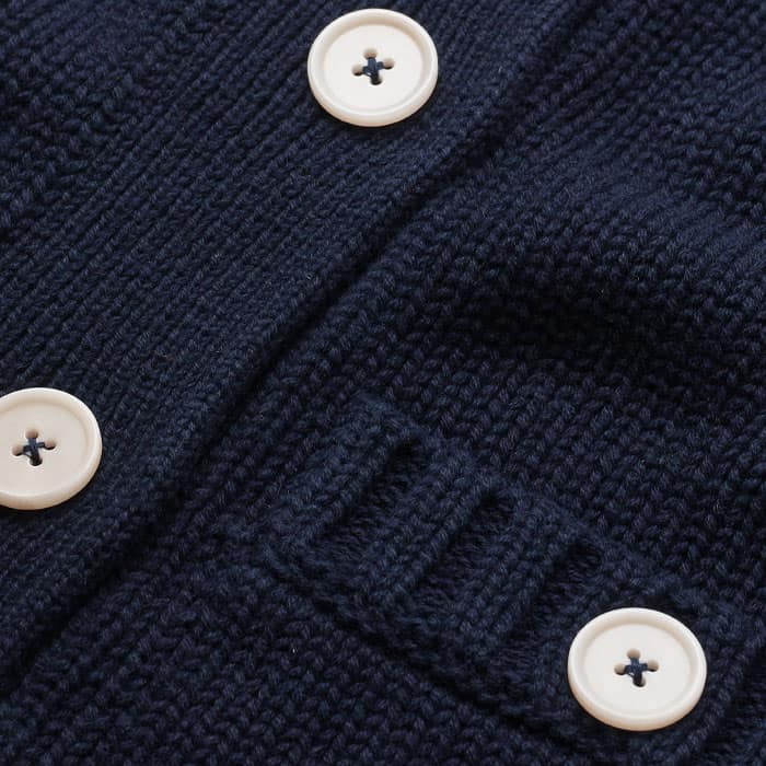 ME and EM Clothing Navy Straight Crop Vest