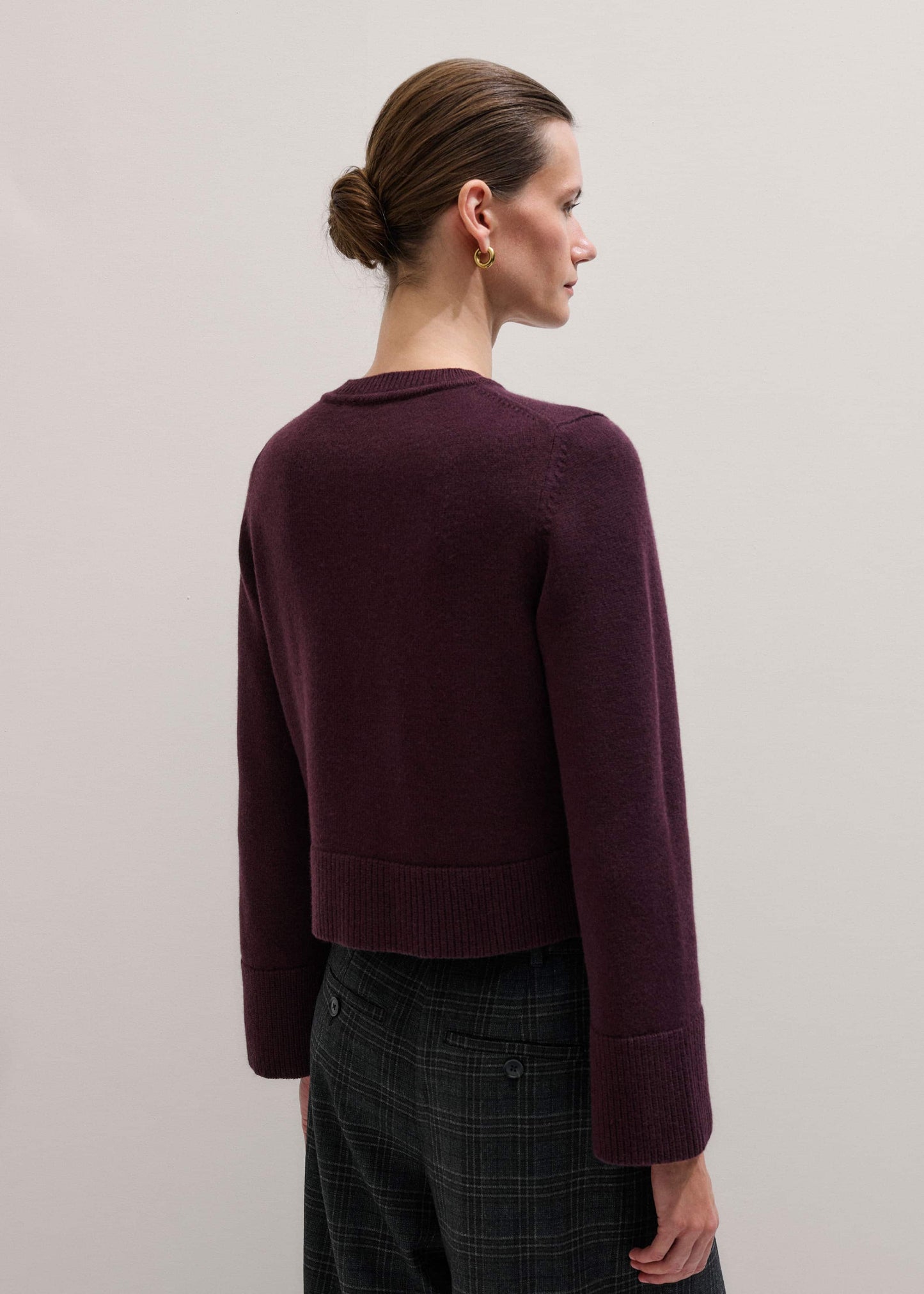 ME and EM Clothing Red Button-Through Straight Cardigan