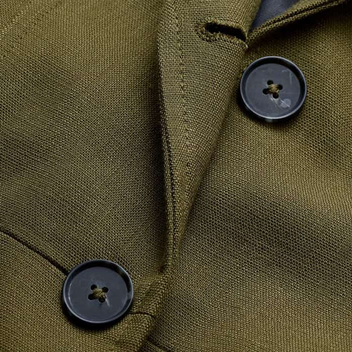ME and EM Clothing Olive Green Soft Sculpt Jacket