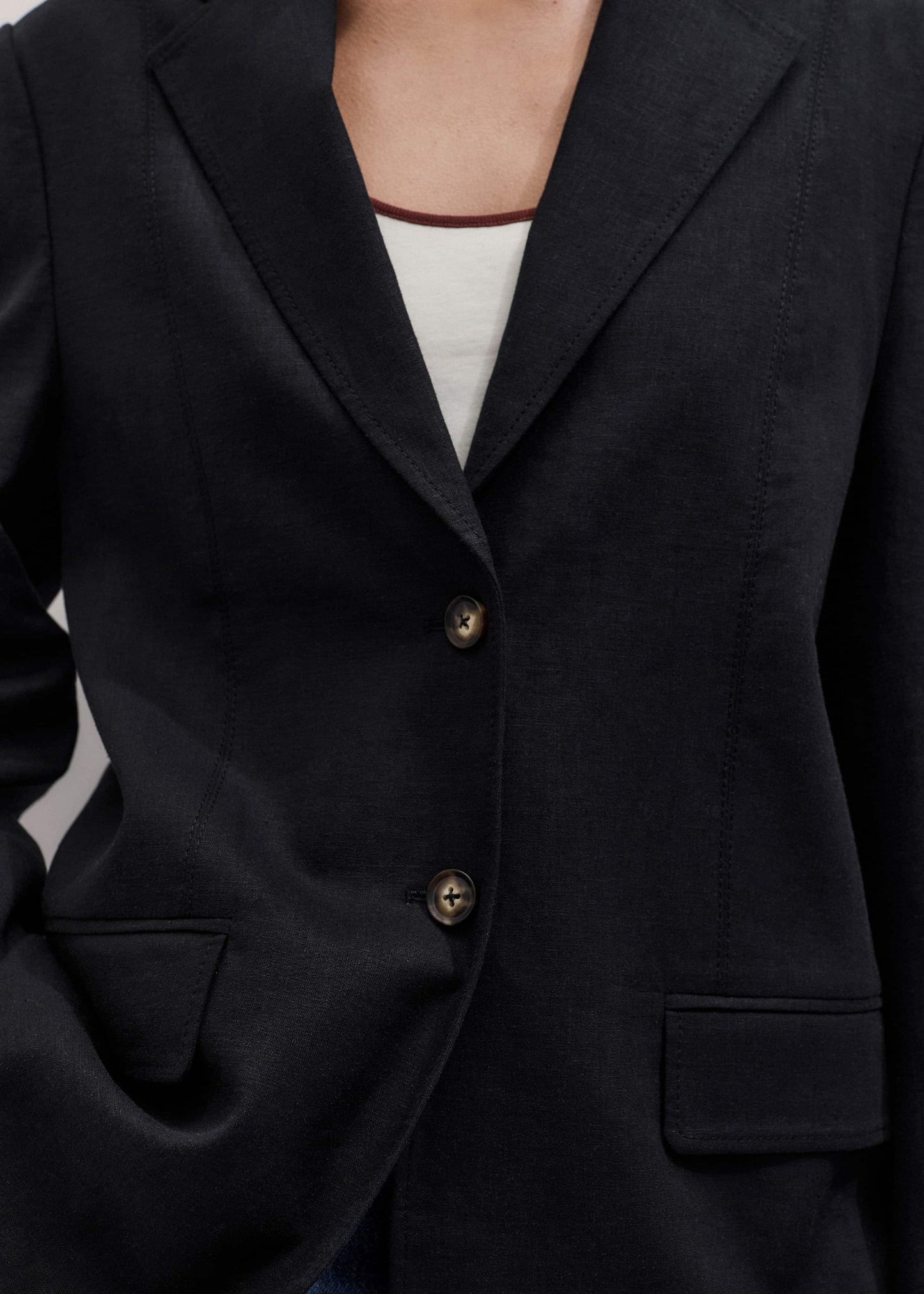 ME and EM Clothing Black Summer Oversized Blazer