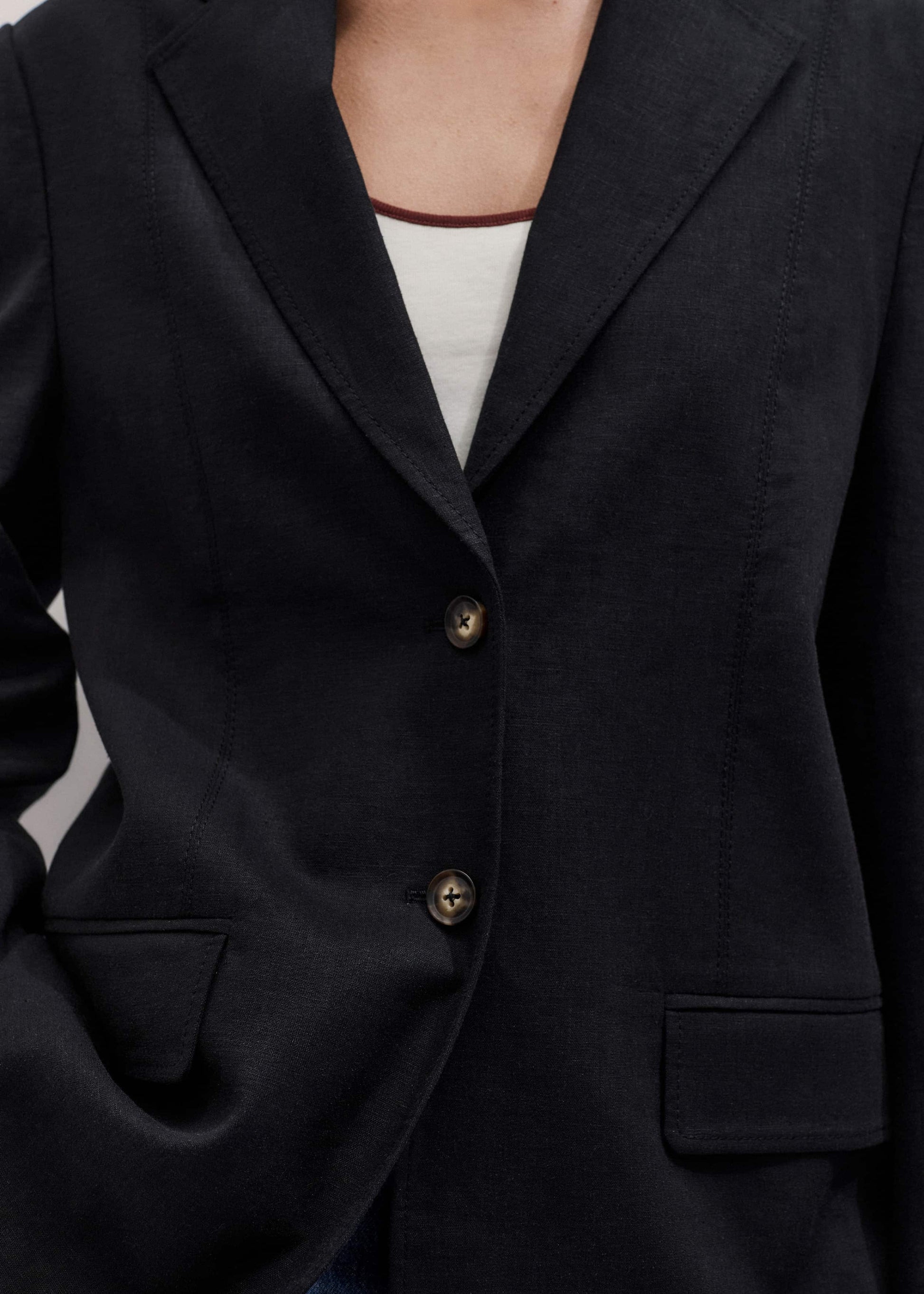 ME and EM Clothing Black Summer Oversized Blazer