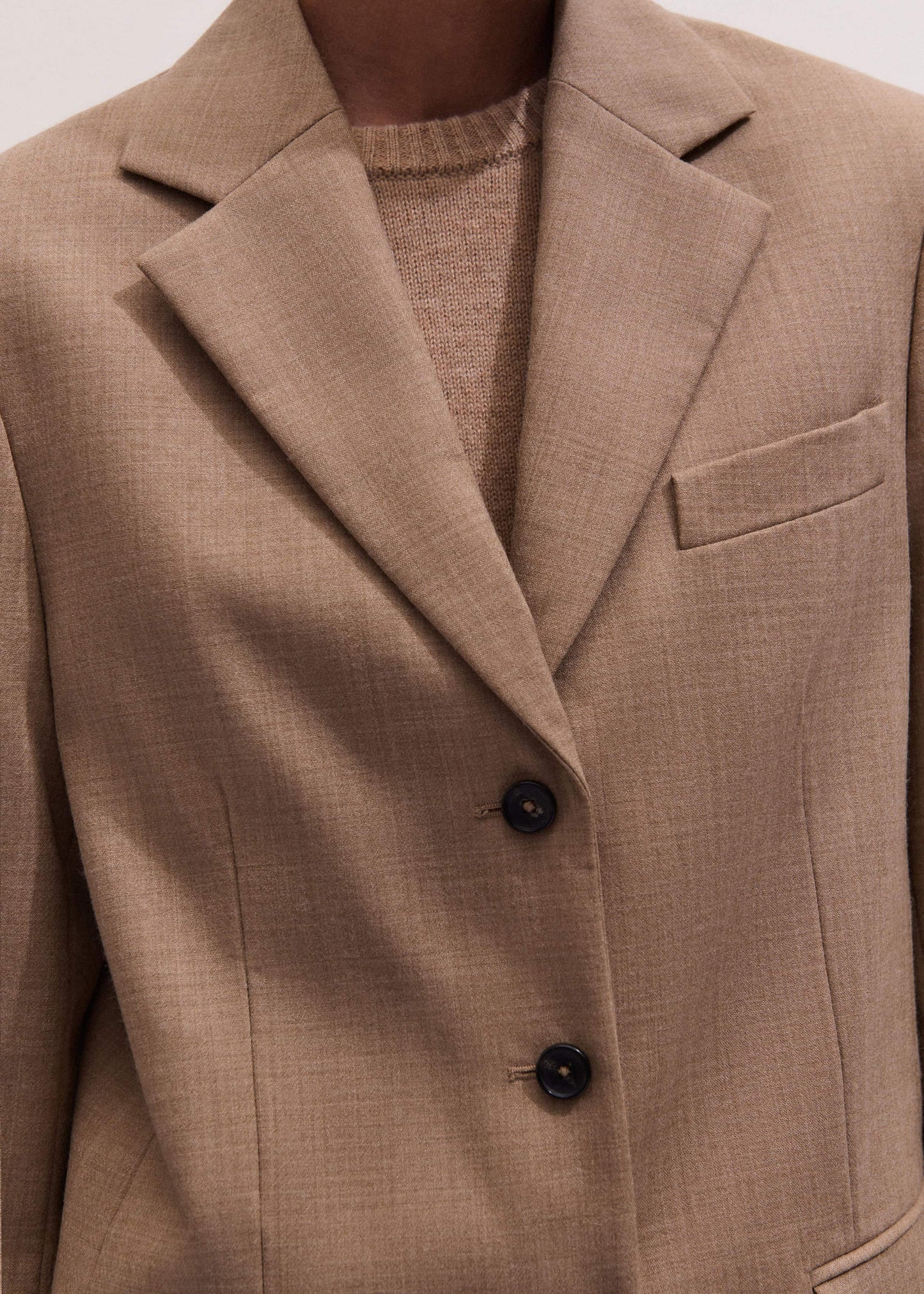 ME and EM Clothing Brown Icon Oversized Blazer