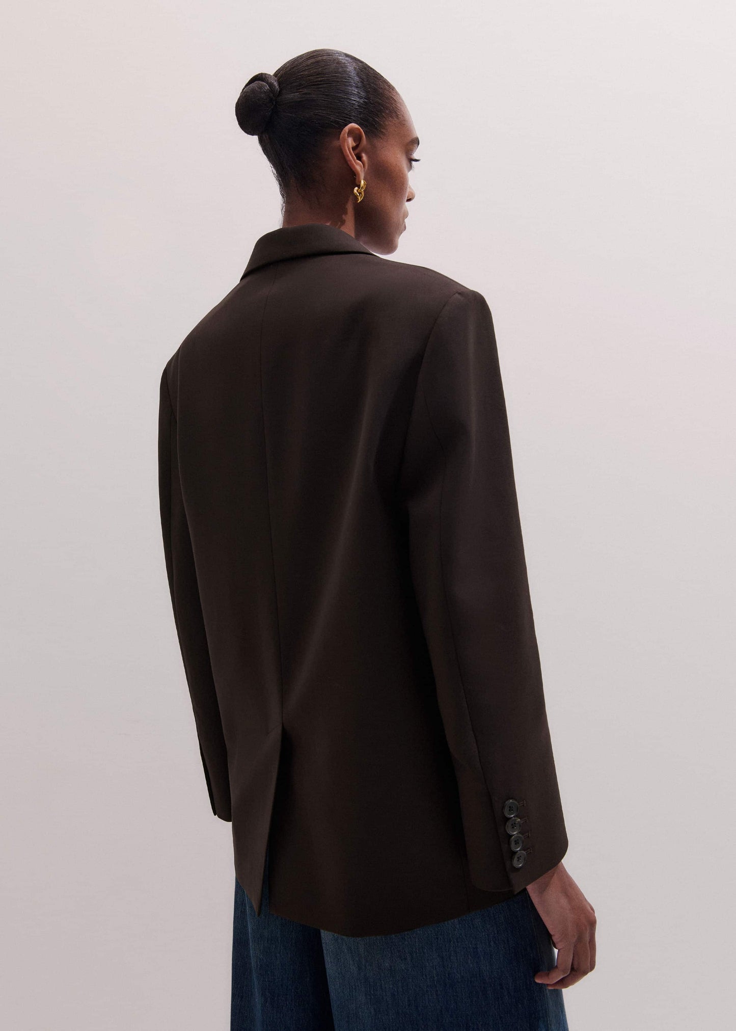 ME and EM Clothing Brown Icon Intelligently Oversized Blazer