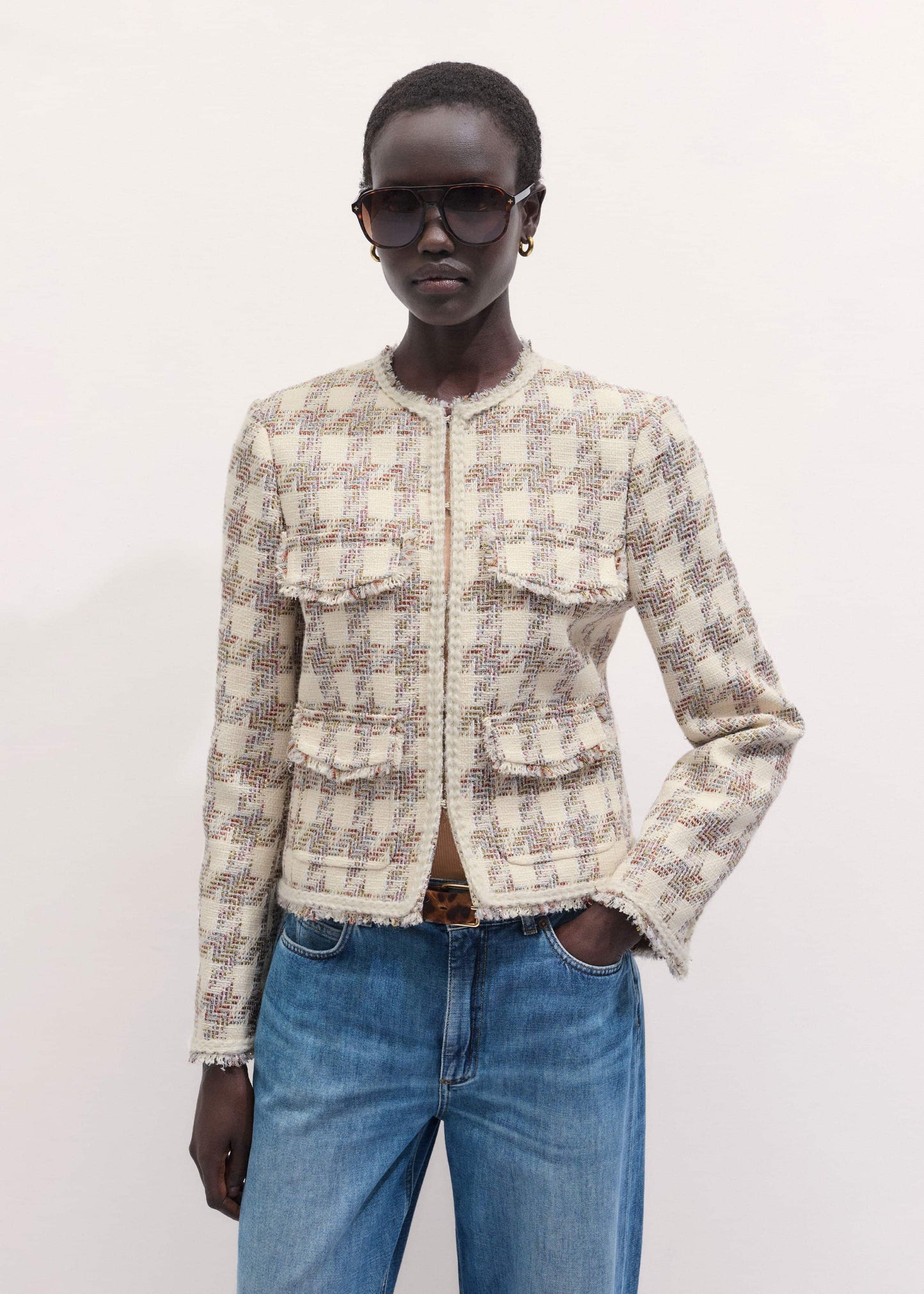 ME and EM Clothing Cream Heritage Jacket