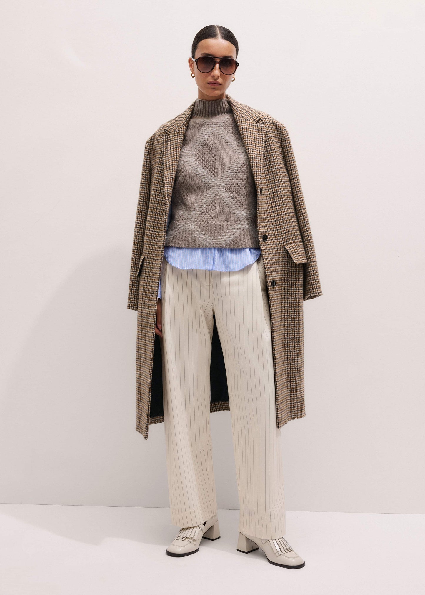 ME and EM Clothing Brown Heritage Wool Coat