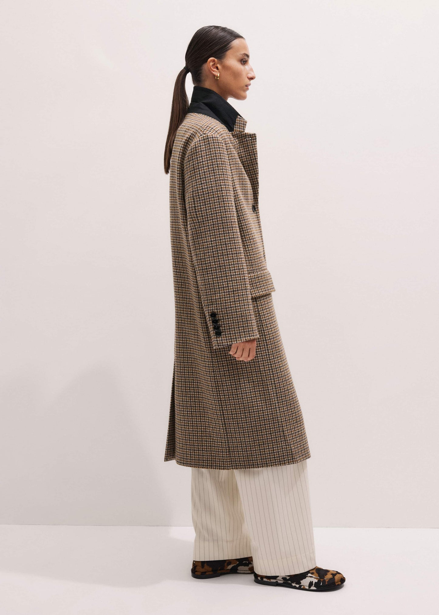 ME and EM Clothing Brown Heritage Wool Coat