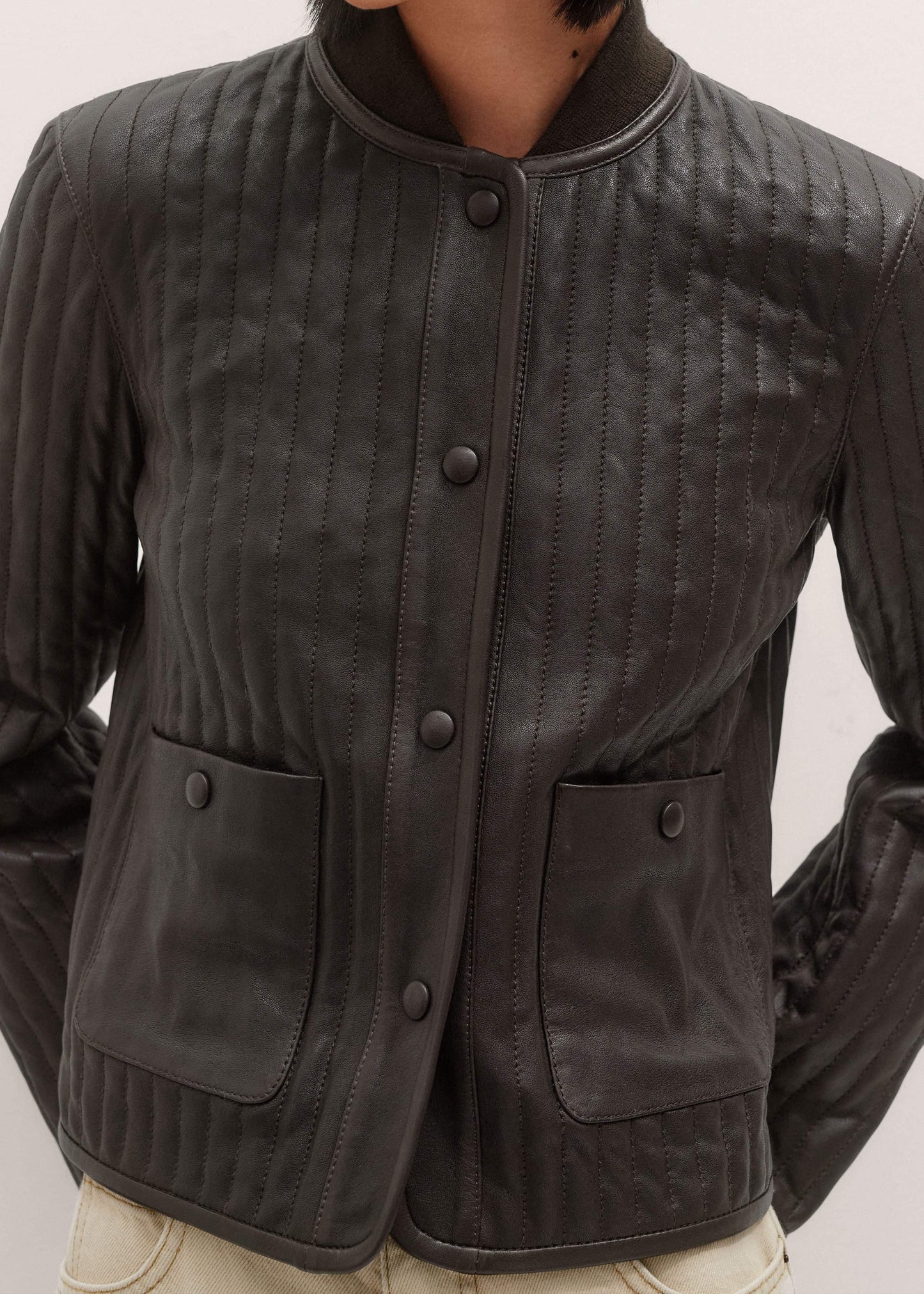 ME and EM Clothing Brown Quilted Weekend Jacket