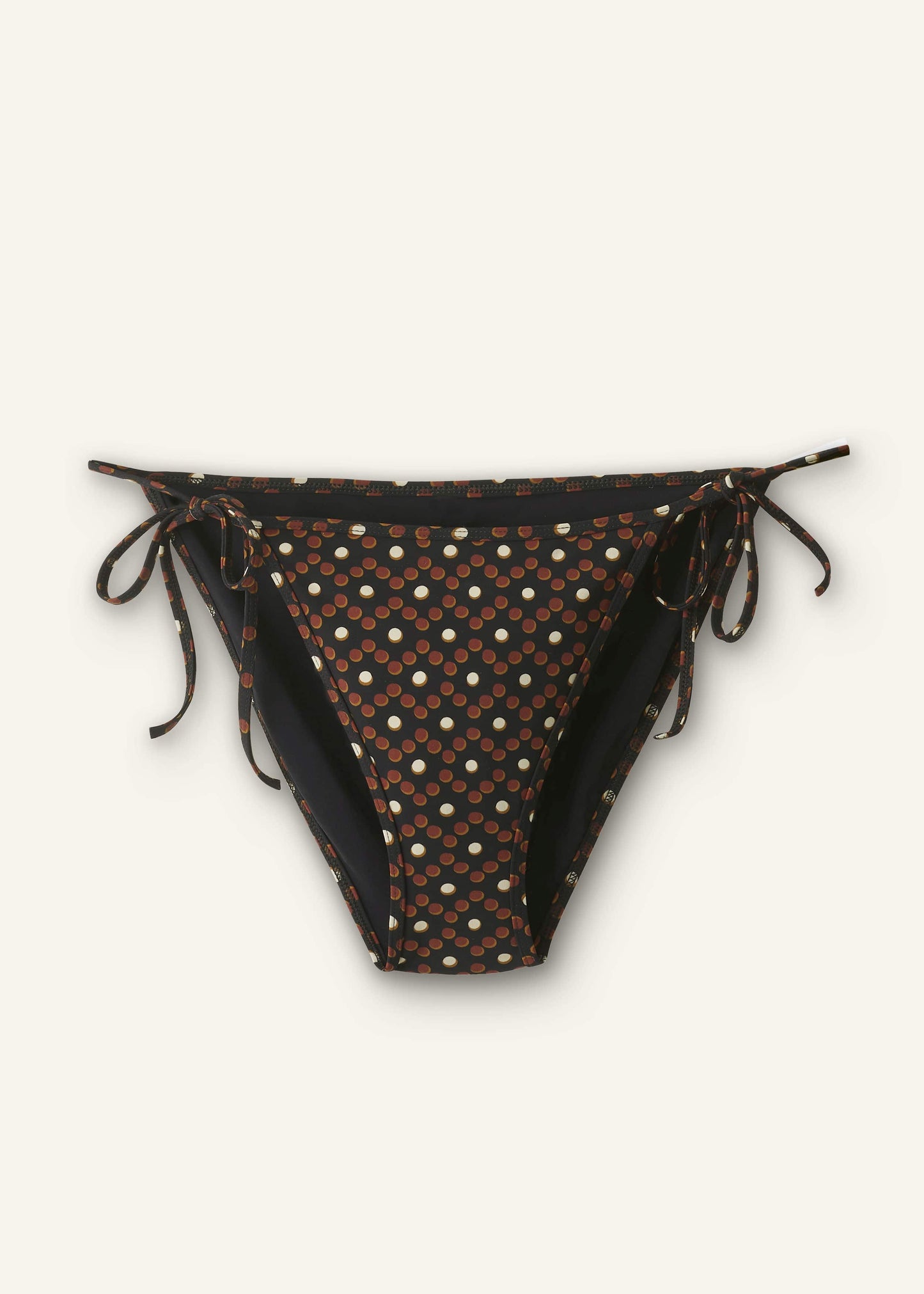 ME and EM Clothing Cinnamon Brown Side Tie Bikini Bottom