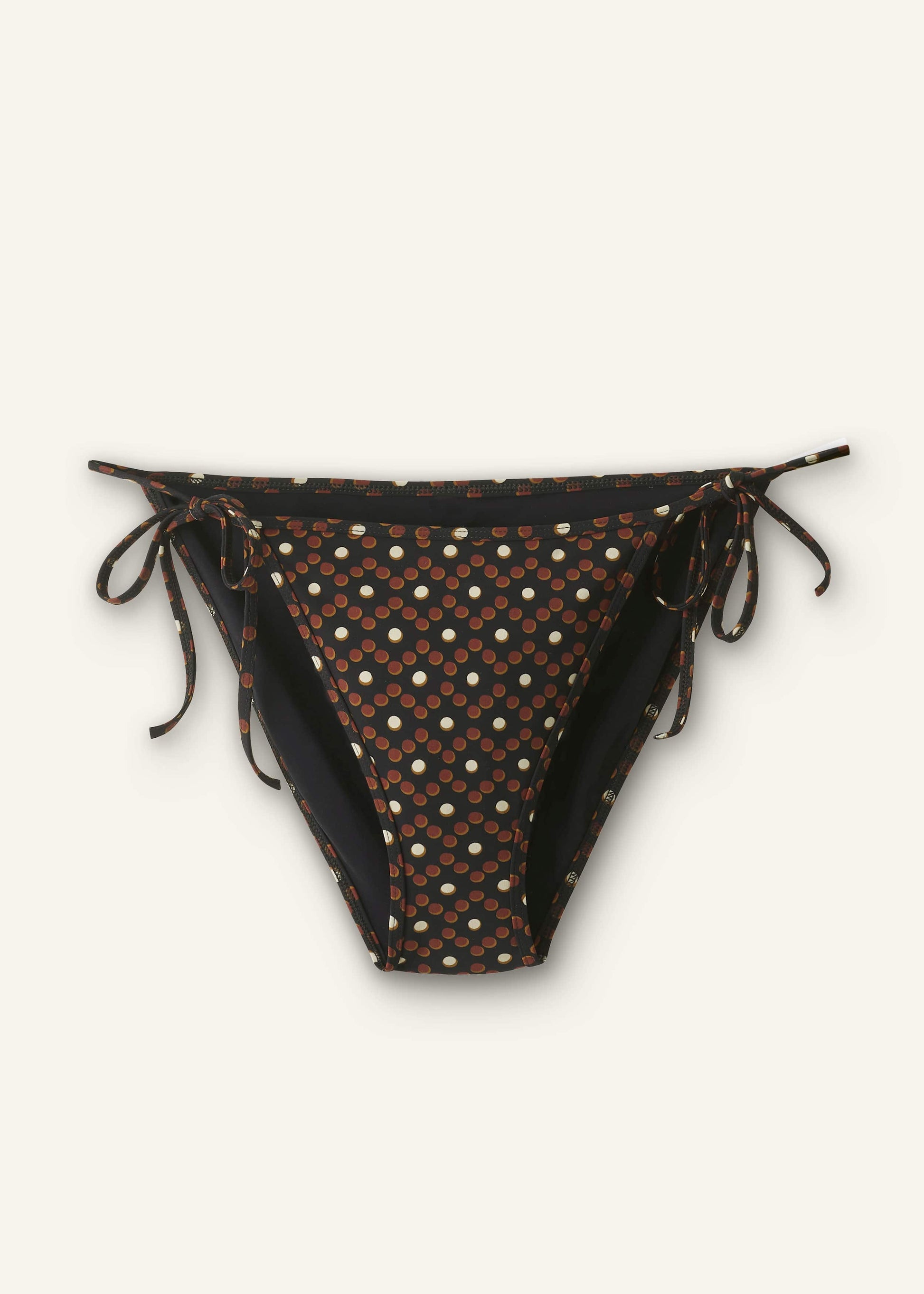 ME and EM Clothing Cinnamon Brown Side Tie Bikini Bottom