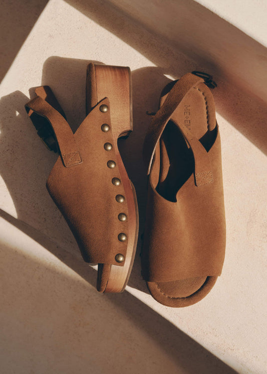 ME and EM Clothing|Accessories Brown Slingback Clog