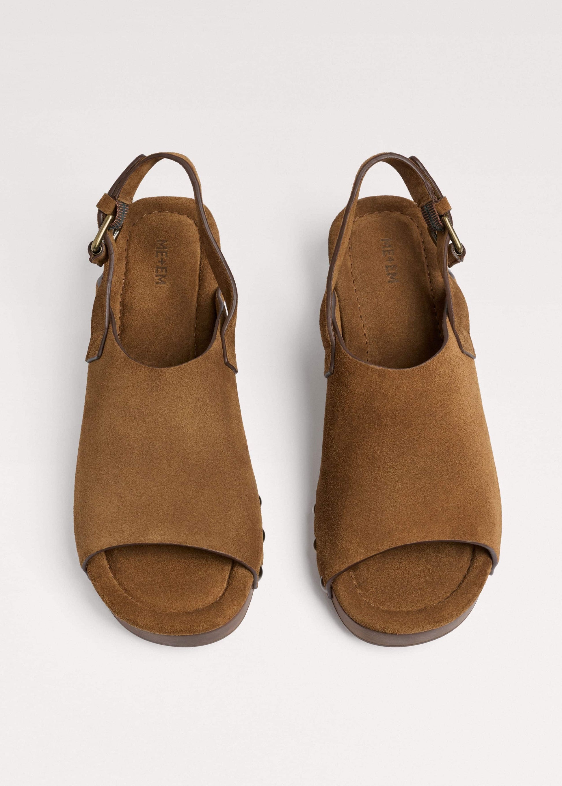 ME and EM Clothing|Accessories Brown Slingback Clog