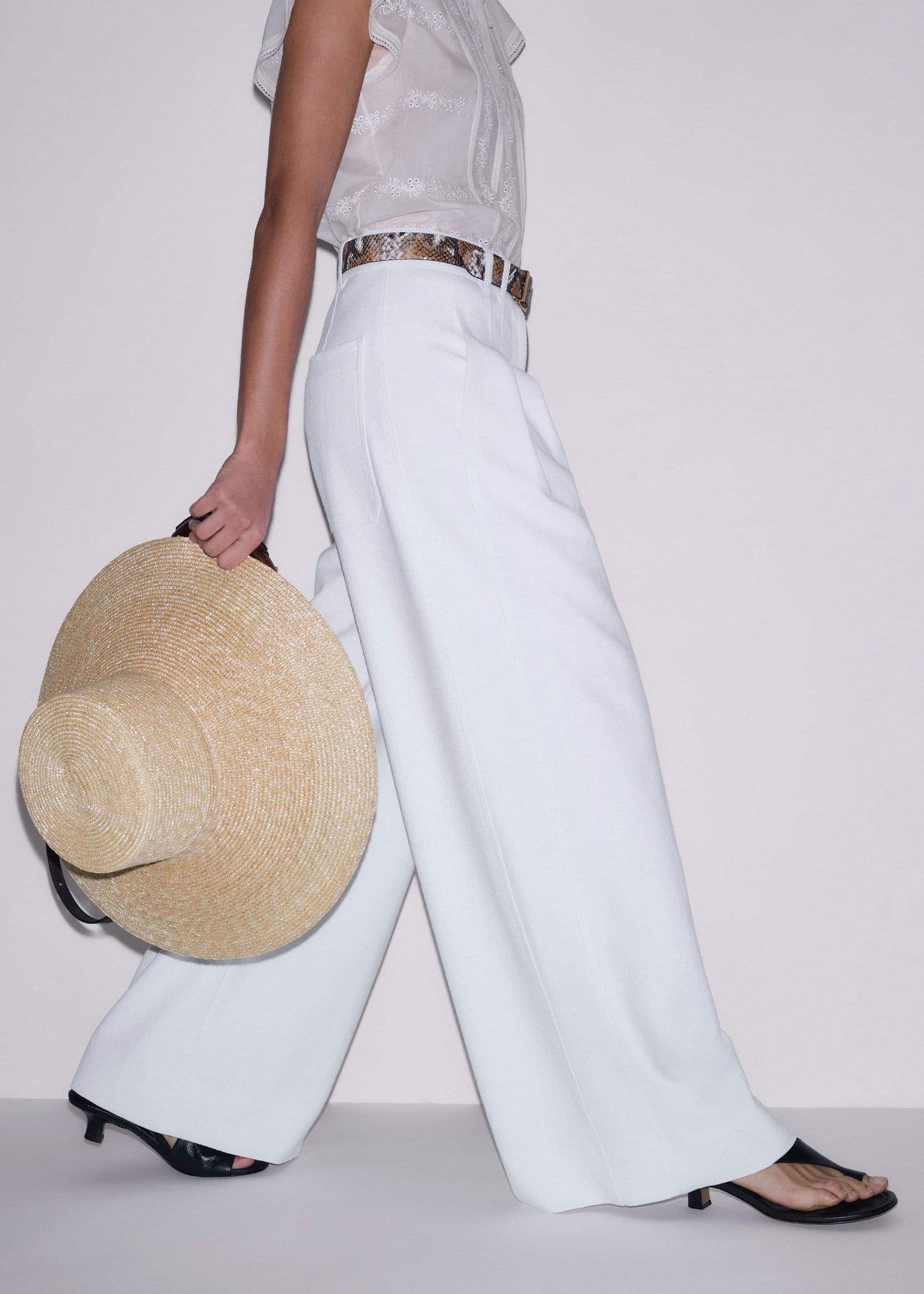 ME and EM Clothing|Accessories Natural Maxi Wide Straw Hat