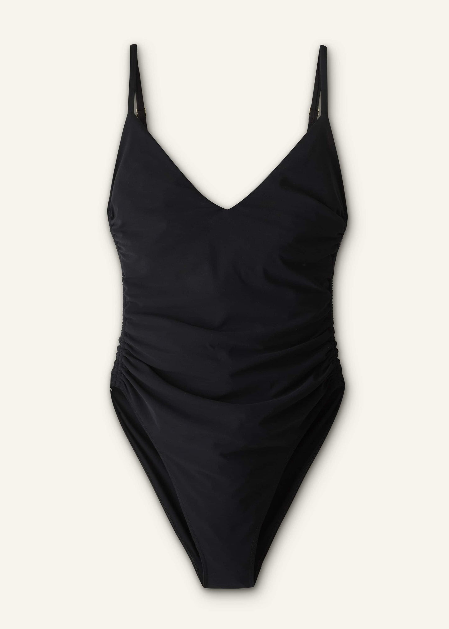 ME and EM Clothing Black Ruched Swimsuit