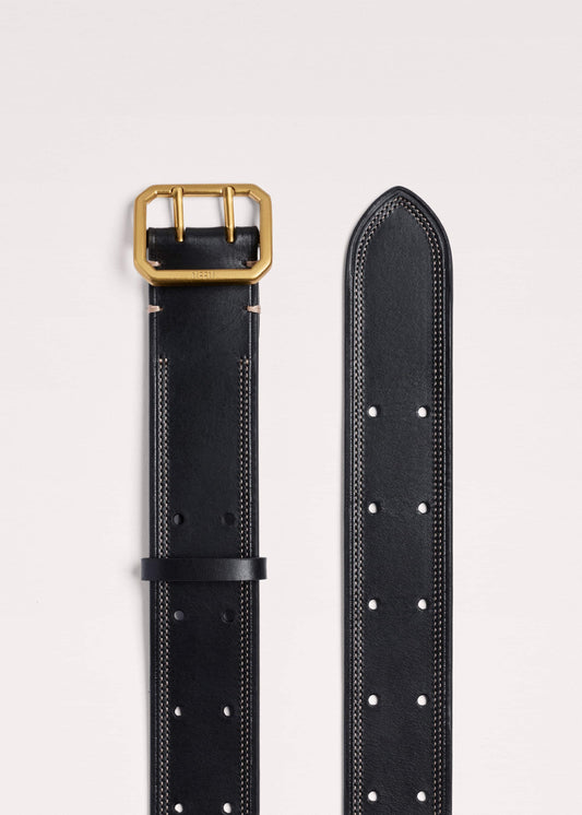 ME and EM Clothing|Accessories Black Double Prong Belt