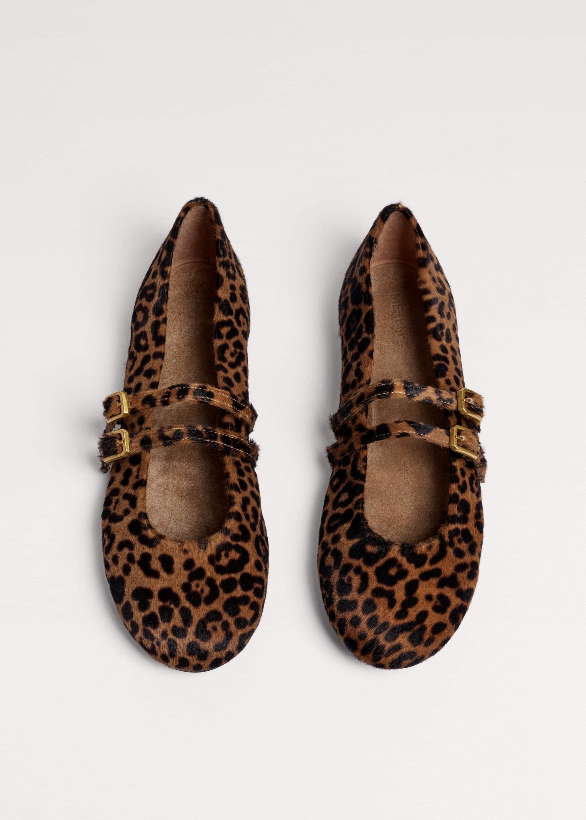 ME and EM Clothing|Accessories Dark Brown Leopard Ballet Flat