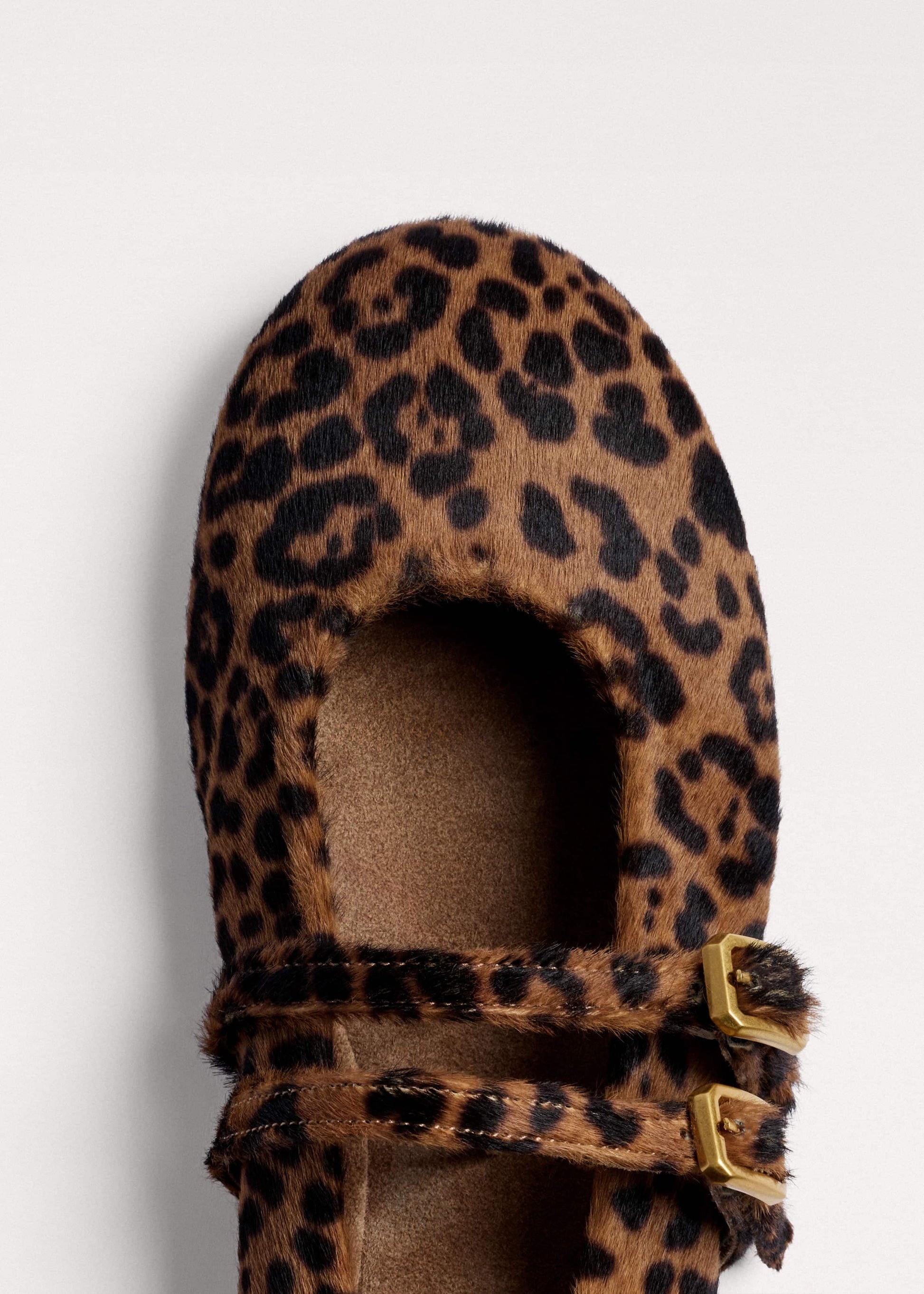 ME and EM Clothing|Accessories Dark Brown Leopard Ballet Flat