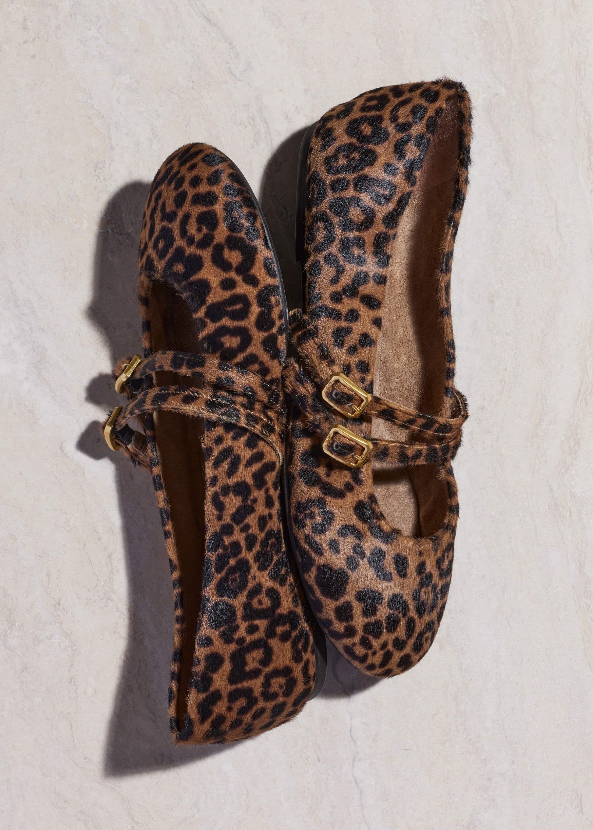 ME and EM Clothing|Accessories Dark Brown Leopard Ballet Flat