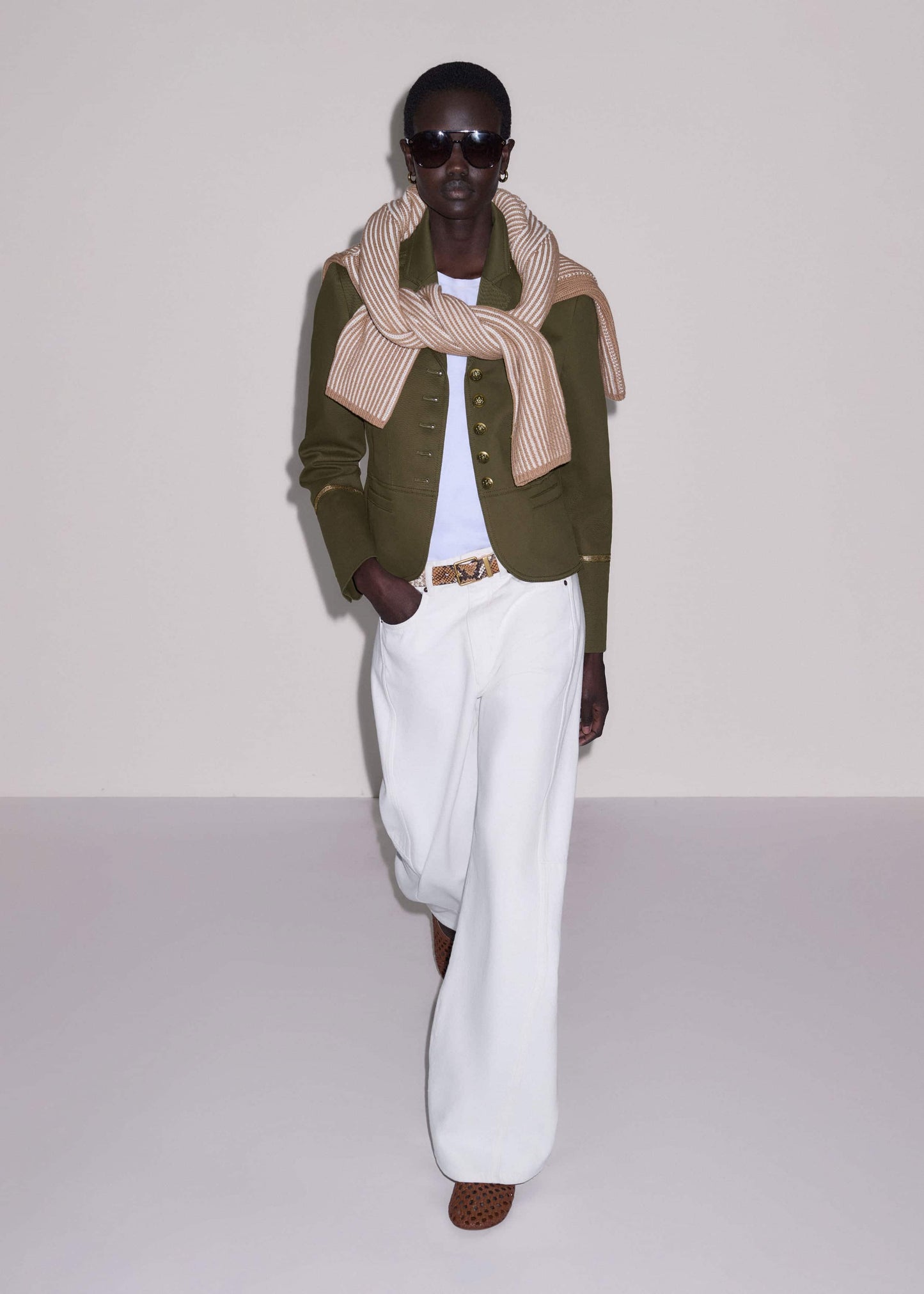 ME and EM Clothing Khaki Wear With Everything Fitted Utility Jacket