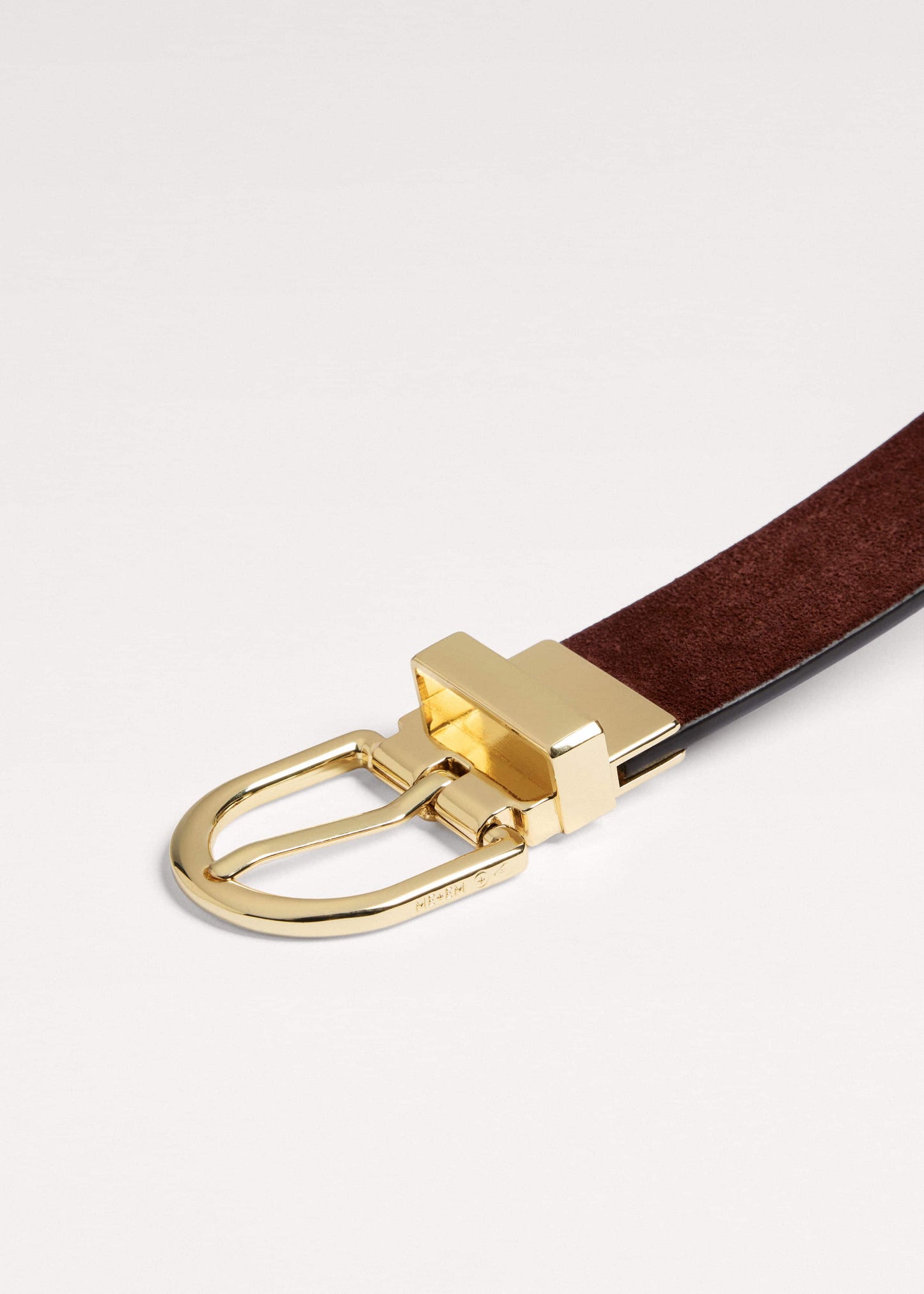 ME and EM Clothing|Accessories Black Reversible Eyelet Belt