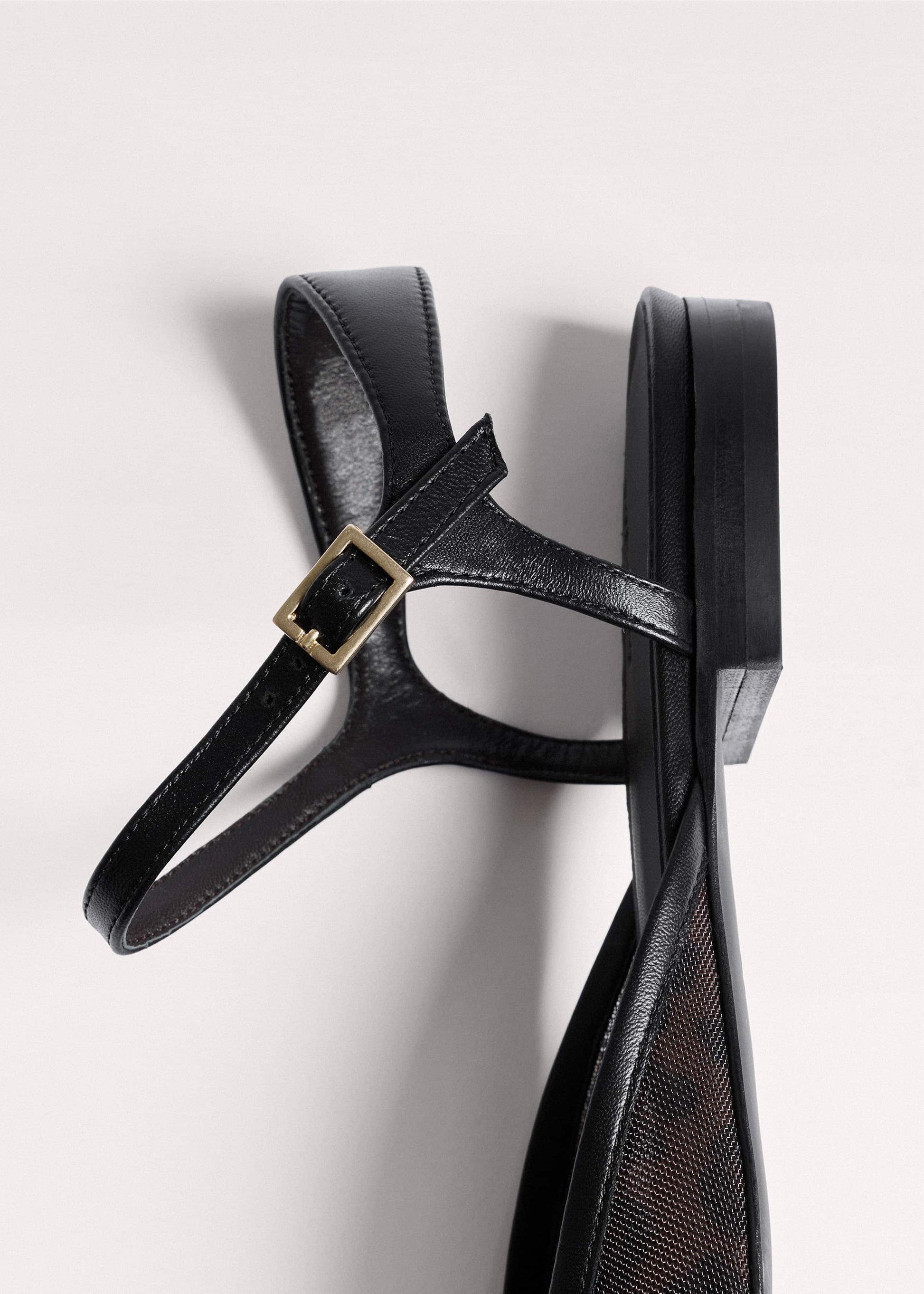 ME and EM Clothing|Accessories Brown Leopard Print Mesh Point-Toe Flat