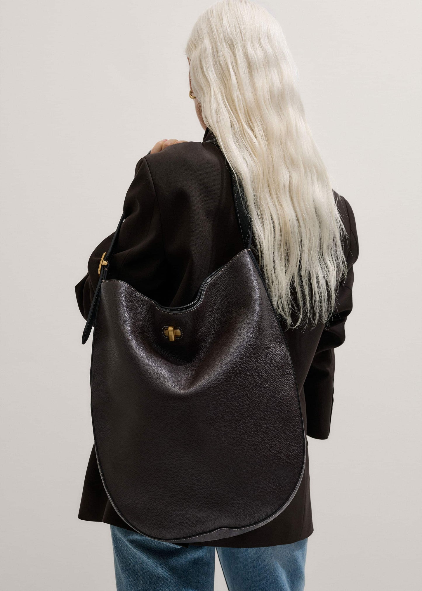 ME and EM Clothing|Accessories Brown Clever Commuter Bag