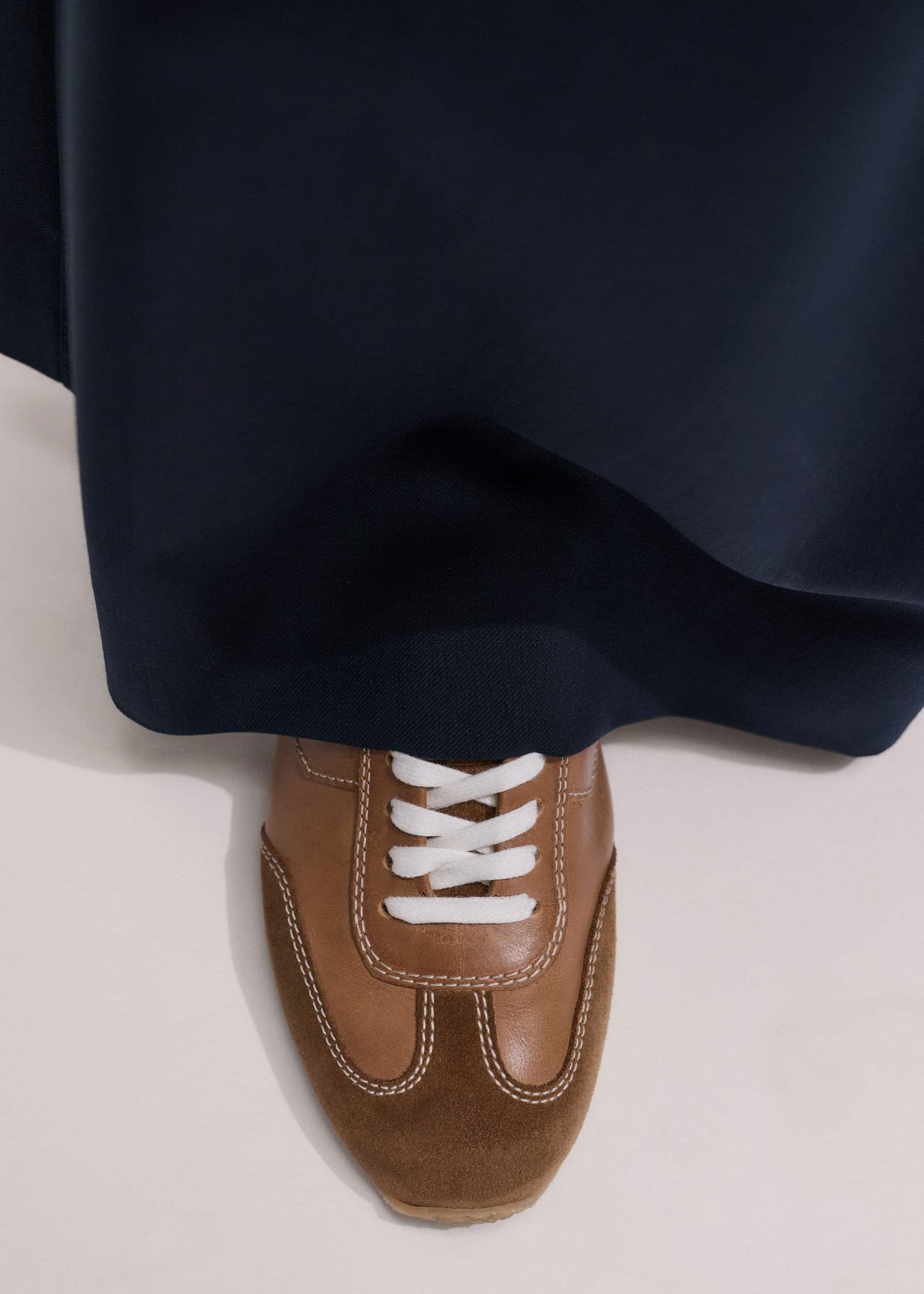 ME and EM Clothing|Accessories Brown Retro Runner Sneaker