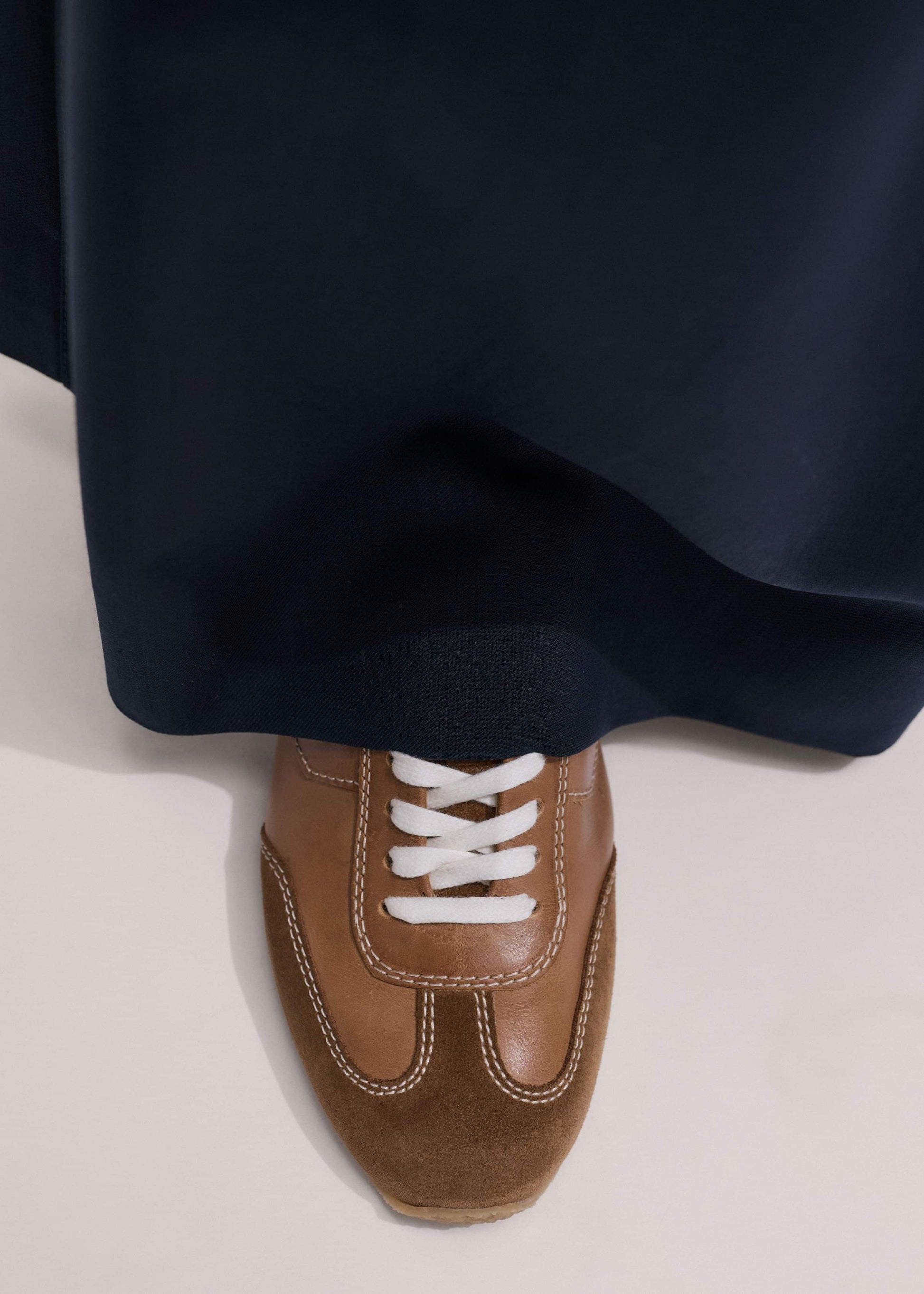 ME and EM Clothing|Accessories Brown Retro Runner Sneaker