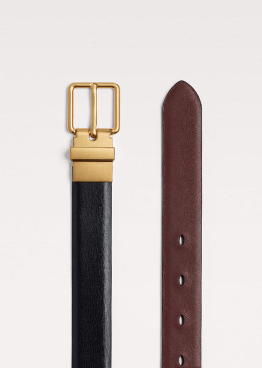 ME and EM Clothing|Accessories Dark Cinnamon Reversible Belt