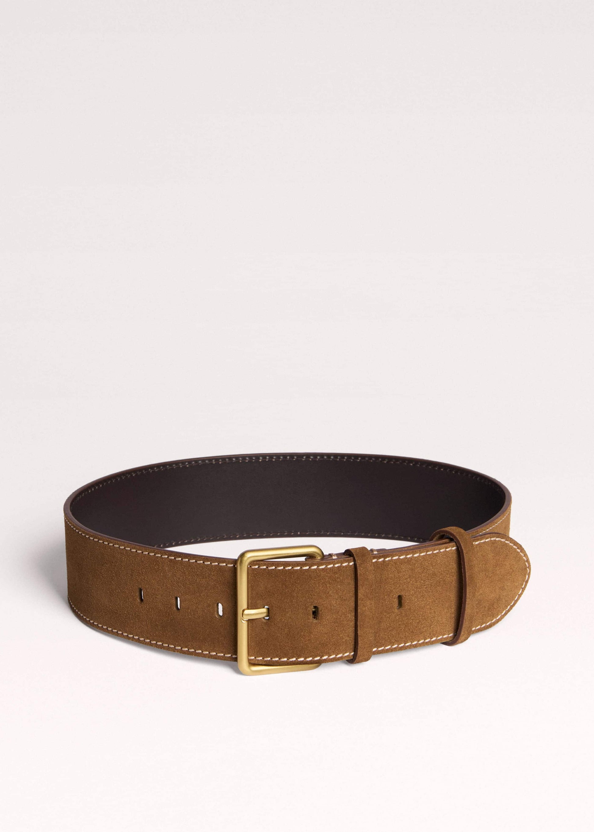 ME and EM Clothing|Accessories Brown Wide Waist Belt