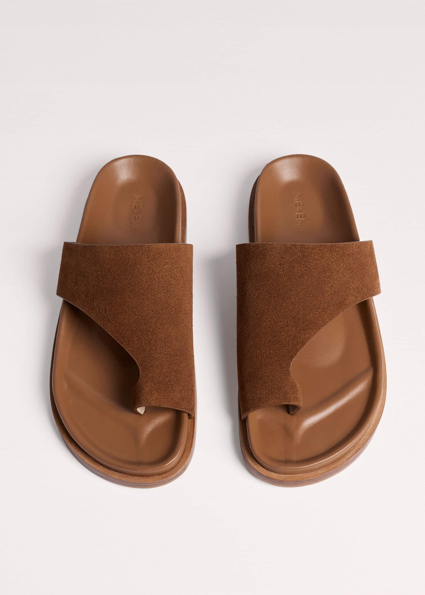 ME and EM Clothing|Accessories Tan Brown Asymmetric Sandal