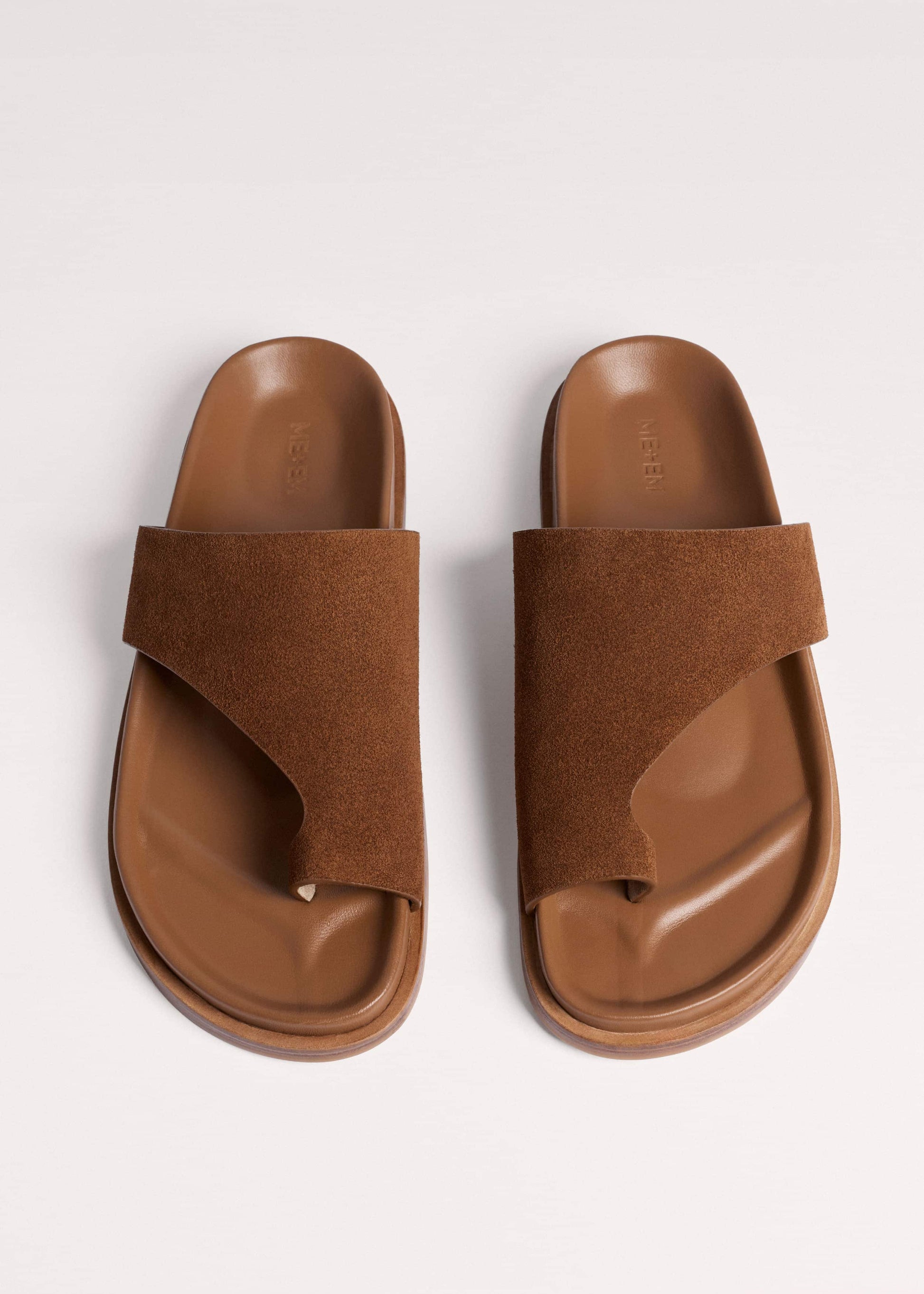 ME and EM Clothing|Accessories Tan Brown Asymmetric Sandal