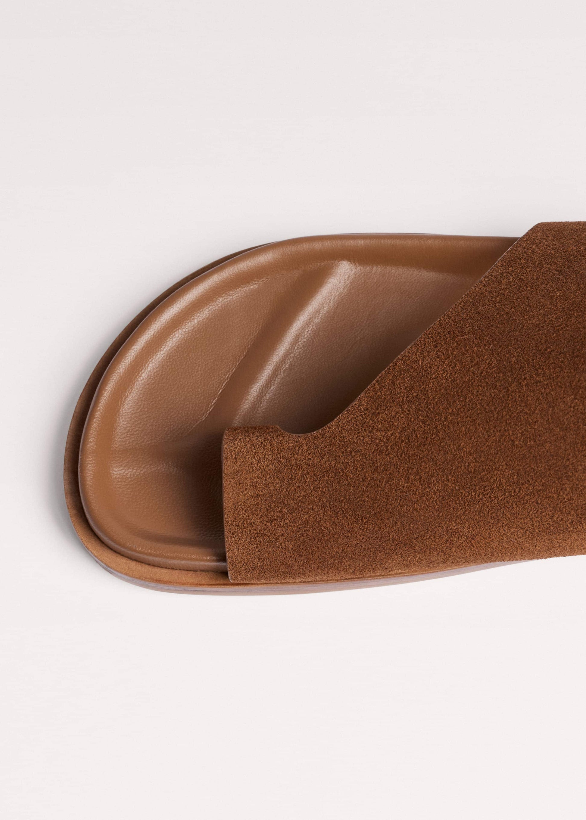 ME and EM Clothing|Accessories Tan Brown Asymmetric Sandal