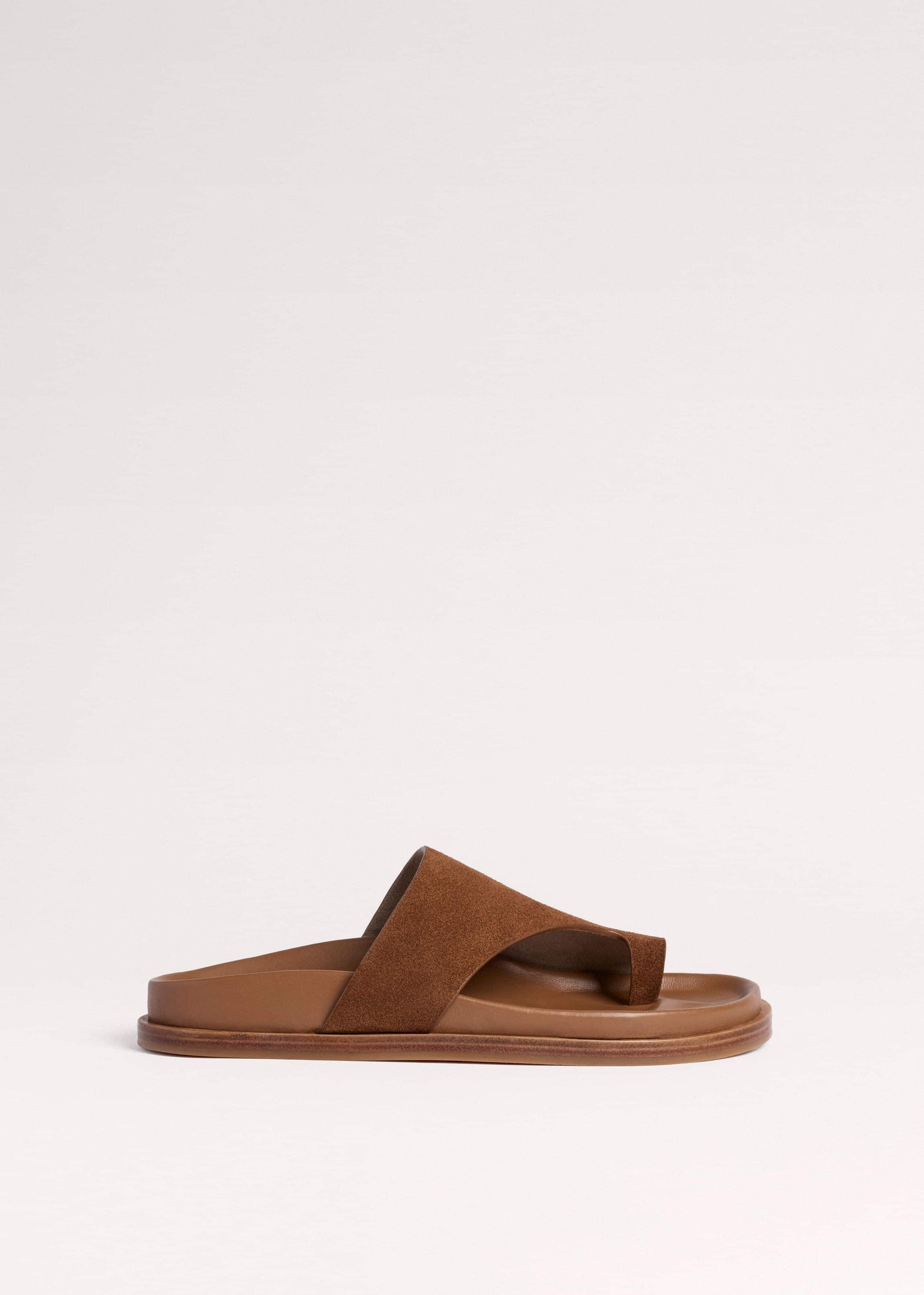 ME and EM Clothing|Accessories Tan Brown Asymmetric Sandal